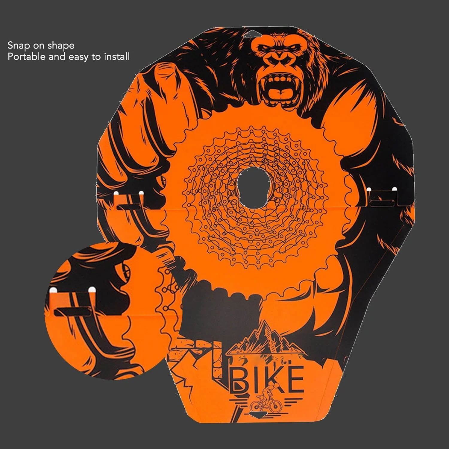 روکش شستشوی دوچرخه، روکش ترمز دیسکی PP، 2 عدد، مقاوم در برابر سایش، محافظ برای دوچرخه جاده