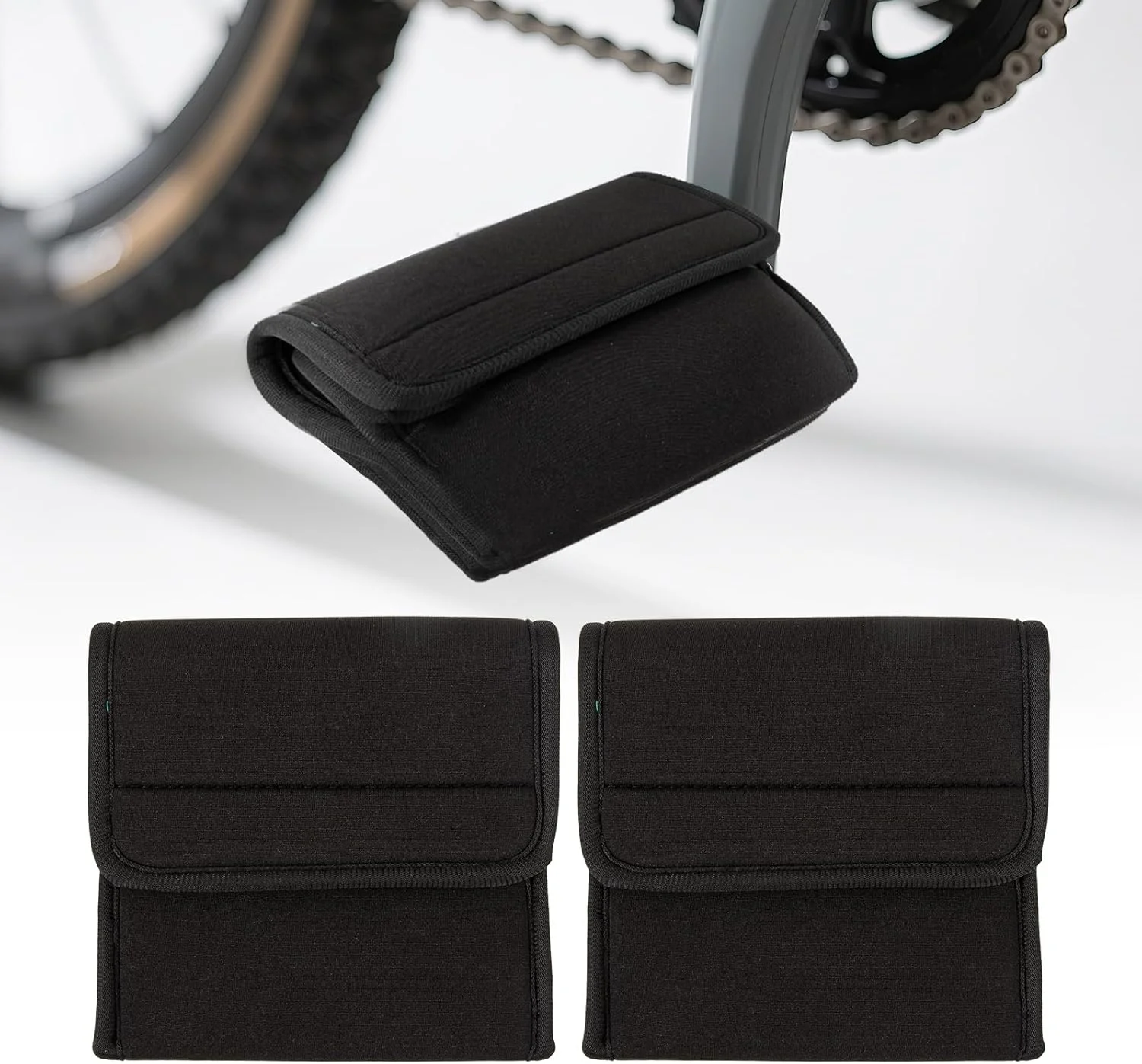 بسته 2 عددی روکش پدال دوچرخه نئوپرن، روکش پدال دوچرخه برای محافظت در هنگام حمل و نقل، مناسب برای دوچرخه تاشو، دوچرخه ثابت و