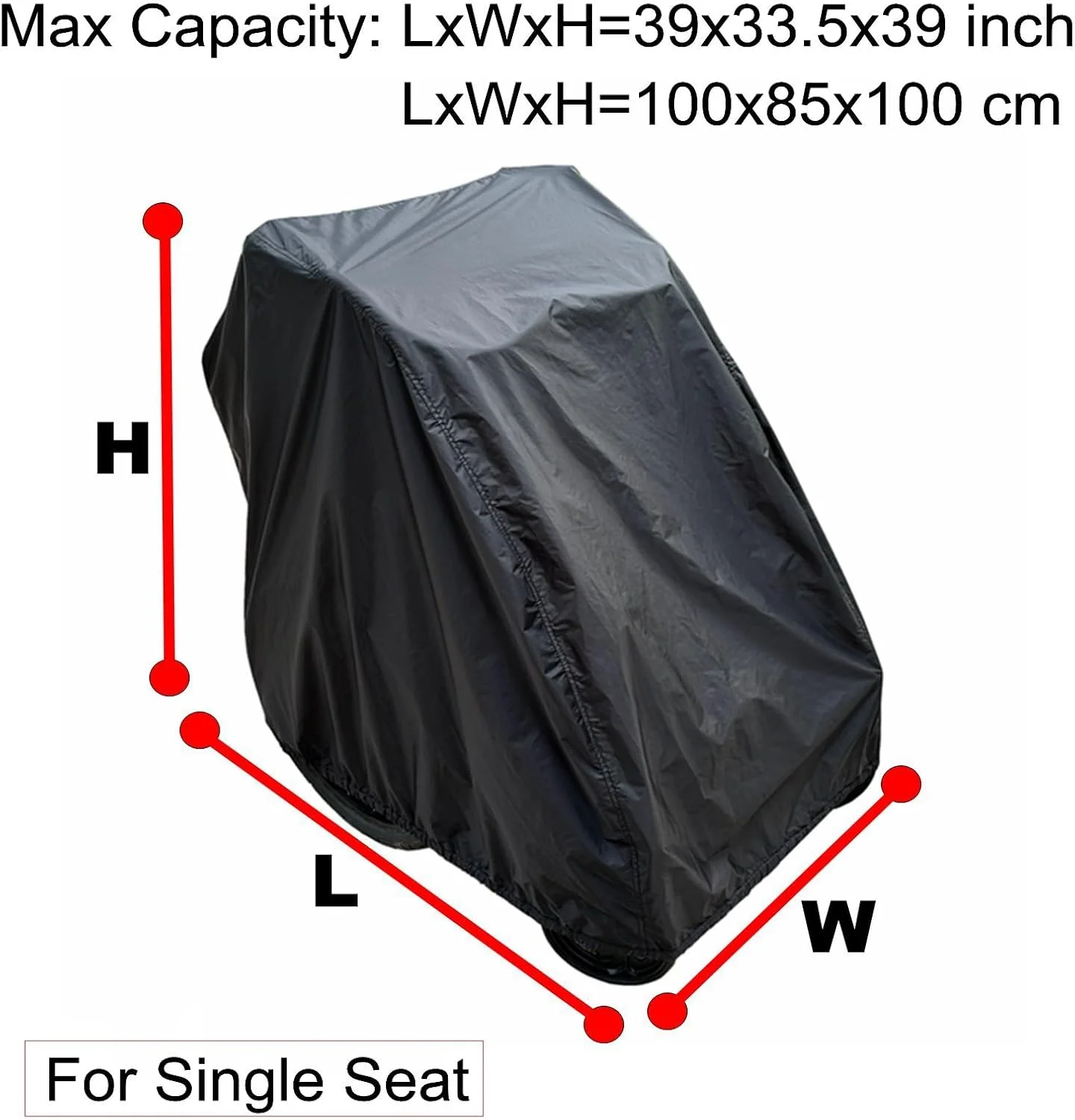 روکش تریلر دوچرخه برای برلی، اینستپ و سایر برندها - ضد آب و ضد گرد و غبار، تریلر تک سرنشین