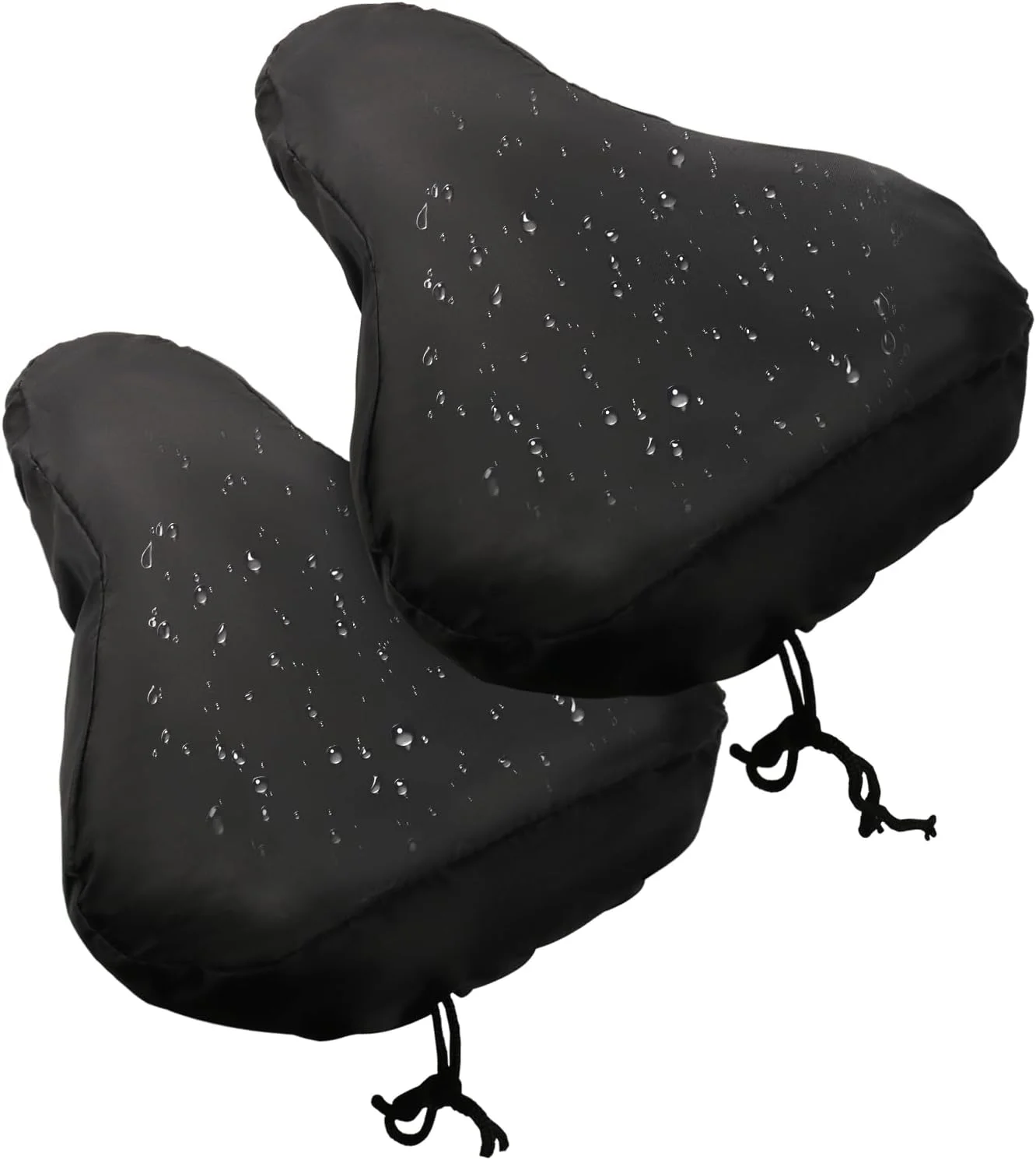 2 عدد روکش زین دوچرخه ضد آب، روکش زین دوچرخه با بند کشی، محافظ زین دوچرخه ضد باران و گرد و غبار