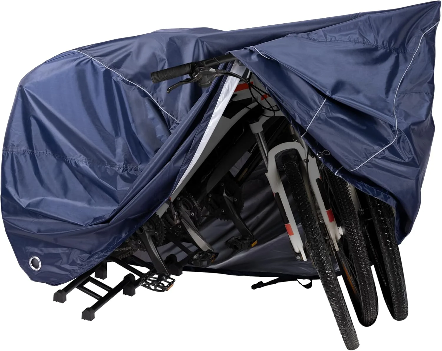 روکش دوچرخه ناواریس سایز XXL سرمه ای – محافظ ضد آب دوچرخه – پلی استر 210D با روکش PU – روکش دوچرخه – محافظ ضد آب دوچرخه برای 3 دوچرخه