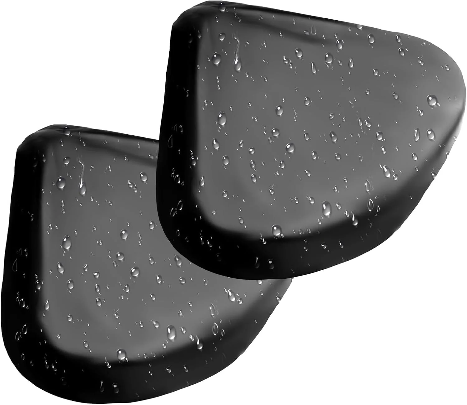 روکش زین دوچرخه خیلی بزرگ، بسته 2 عددی، مشکی