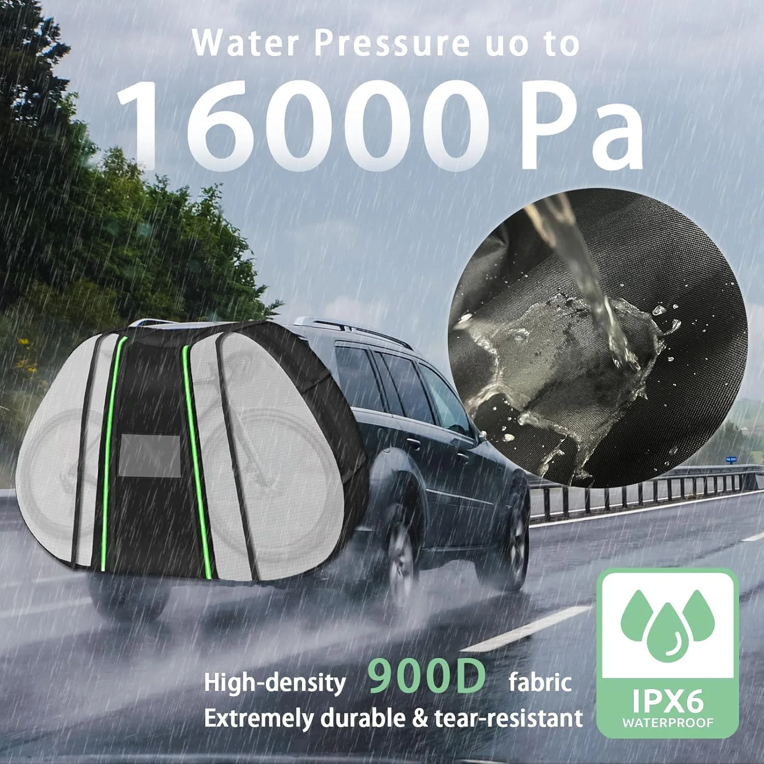 روکش دوچرخه JUIN برای حمل و نقل روی باربند: روکش های دوچرخه سنگین 900D ضد آب برای دوچرخه های تکی روی باربند خودرو - برزنت عقب بیرونی برای مسافرت در فضای باز - مناسب برای 1 دوچرخه (شفاف) روکش دوچرخه JUIN برای حمل و نقل روی باربند: روکش های دوچرخه سنگین 900D ضد آب برای دوچرخه های تکی روی باربند خودرو - برزنت عقب بیرونی برای مسافرت در فضای باز - مناسب برای 1 دوچرخه (شفاف)