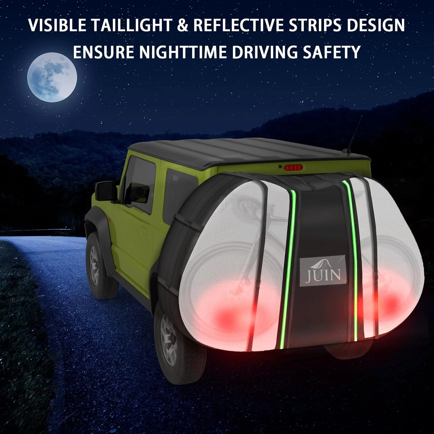 روکش دوچرخه JUIN برای حمل و نقل روی باربند: روکش های دوچرخه سنگین 900D ضد آب برای دوچرخه های تکی روی باربند خودرو - برزنت عقب بیرونی برای مسافرت در فضای باز - مناسب برای 1 دوچرخه (شفاف) روکش دوچرخه JUIN برای حمل و نقل روی باربند: روکش های دوچرخه سنگین 900D ضد آب برای دوچرخه های تکی روی باربند خودرو - برزنت عقب بیرونی برای مسافرت در فضای باز - مناسب برای 1 دوچرخه (شفاف)