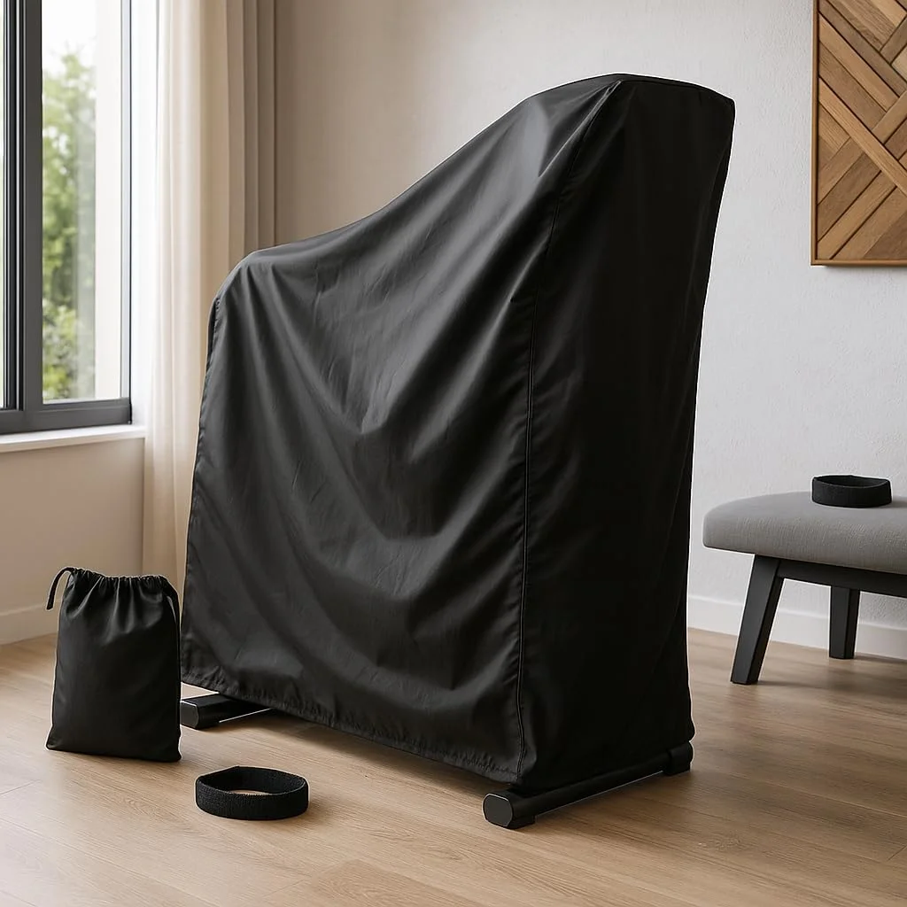 کاور دوچرخه ثابت کاتای - کاور ضد آب دوچرخه ثابت برای داخل و خارج منزل، مناسب برای دوچرخه های ایستاده و اسپین - همراه با کیف نگهداری