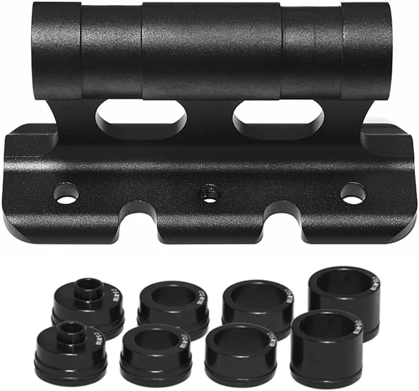 نگهدارنده چنگال دوچرخه HUIOP، نگهدارنده محور از طریق رهاسازی سریع چنگال دوچرخه، نگهدارنده های بلوک چنگال جلو برای باربند سقفی خودرو 5x100mm 12x100mm 15x100mm 15x110mm