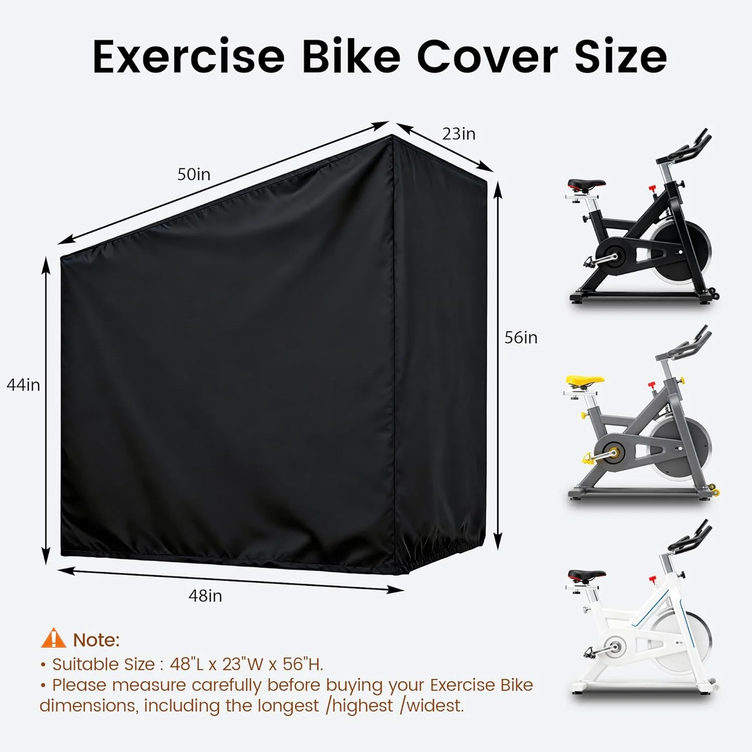 روکش دوچرخه ثابت دبلیو اند جی اینترنشنال، مشکی، ضد آب، پارچه آکسفورد، ایده آل برای استفاده در داخل/خارج از منزل روکش دوچرخه ثابت دبلیو اند جی اینترنشنال، مشکی، ضد آب، پارچه آکسفورد، ایده آل برای استفاده در داخل/خارج از منزل