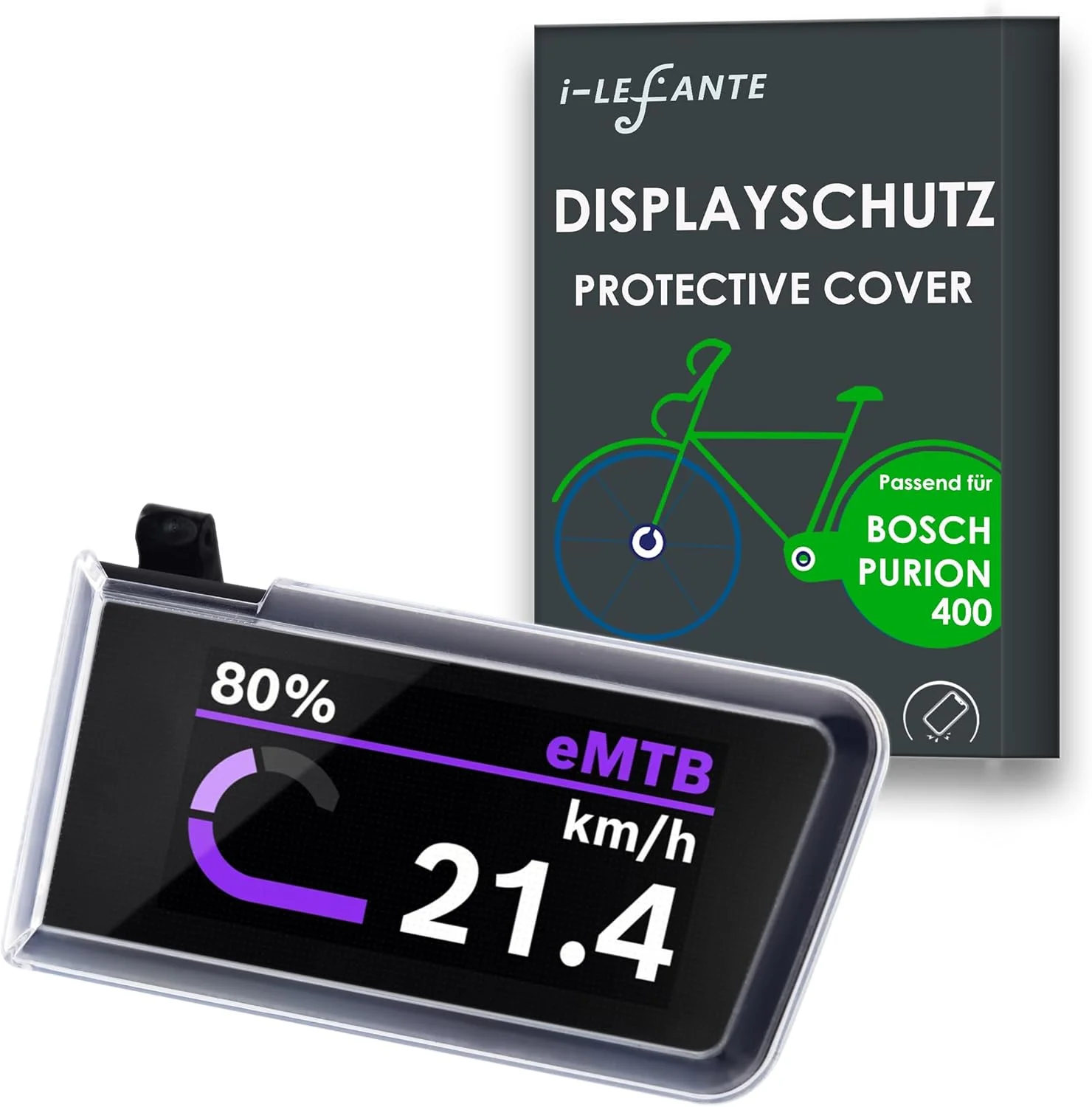 محافظ TPU برای بوش Purion 400 - کاور شفاف کامپیوتر دوچرخه، ضد ضربه، ضد آب، ایده آل برای نمایشگرهای دوچرخه برقی (محافظ TPU)