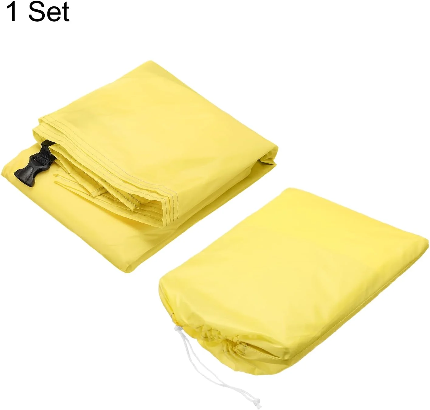 روکش دوچرخه هارفرینگتون ضد آب مناسب فضای باز، پلی استر 75 اینچی ضد گرد و غبار، باران، باد و برف، دارای سوراخ قفل و سگک ضد باد به همراه کیف نگهداری برای دوچرخه کوهستانی و جاده ای، مشکی زرد