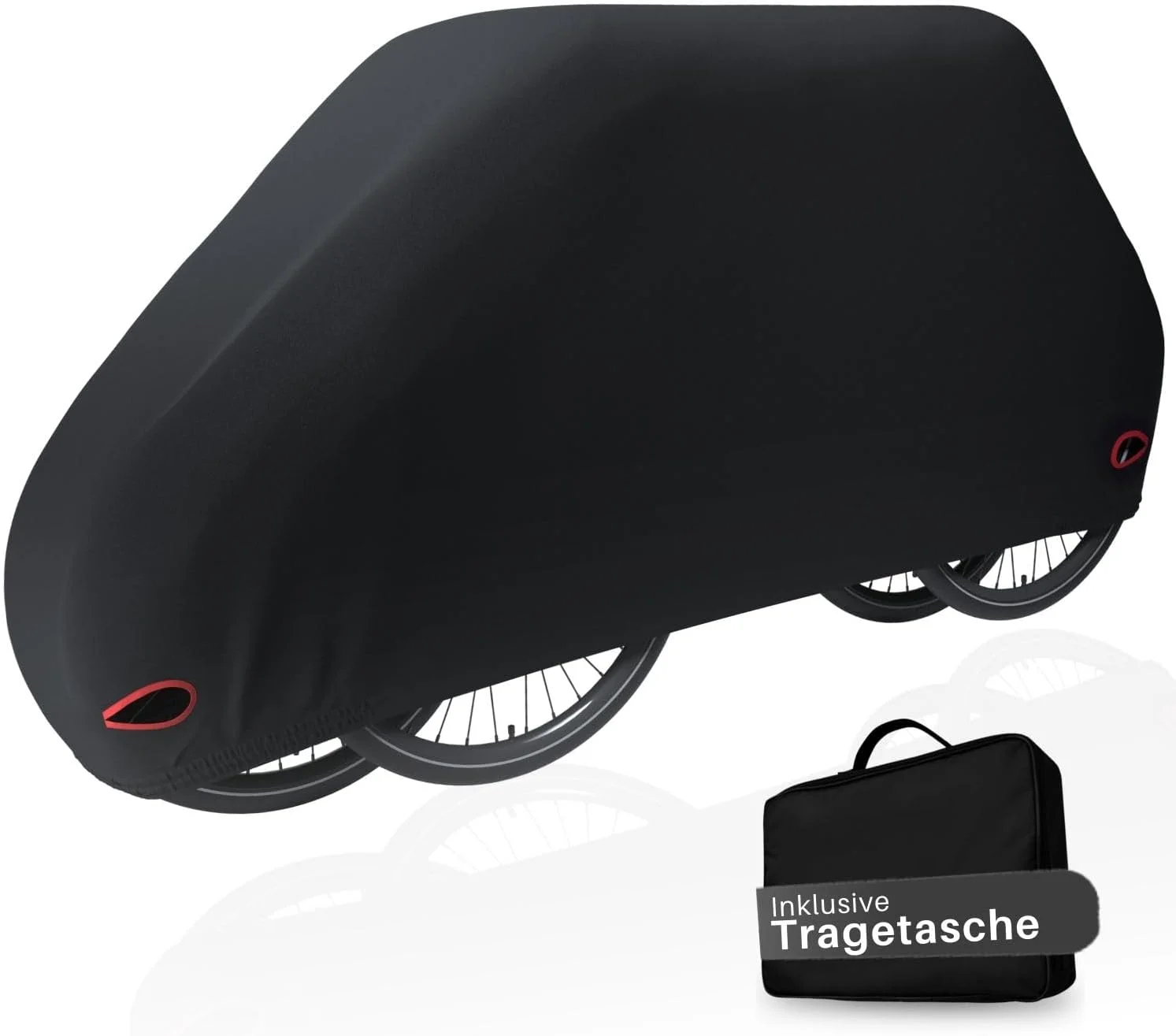 روکش ضدآب دوچرخه HiLo sports برای 2 دوچرخه - روکش دوچرخه ثابت [نسخه سنگین] - برزنت مقاوم در برابر پارگی برای دوچرخه های برقی و معمولی - گاراژ دوچرخه XL