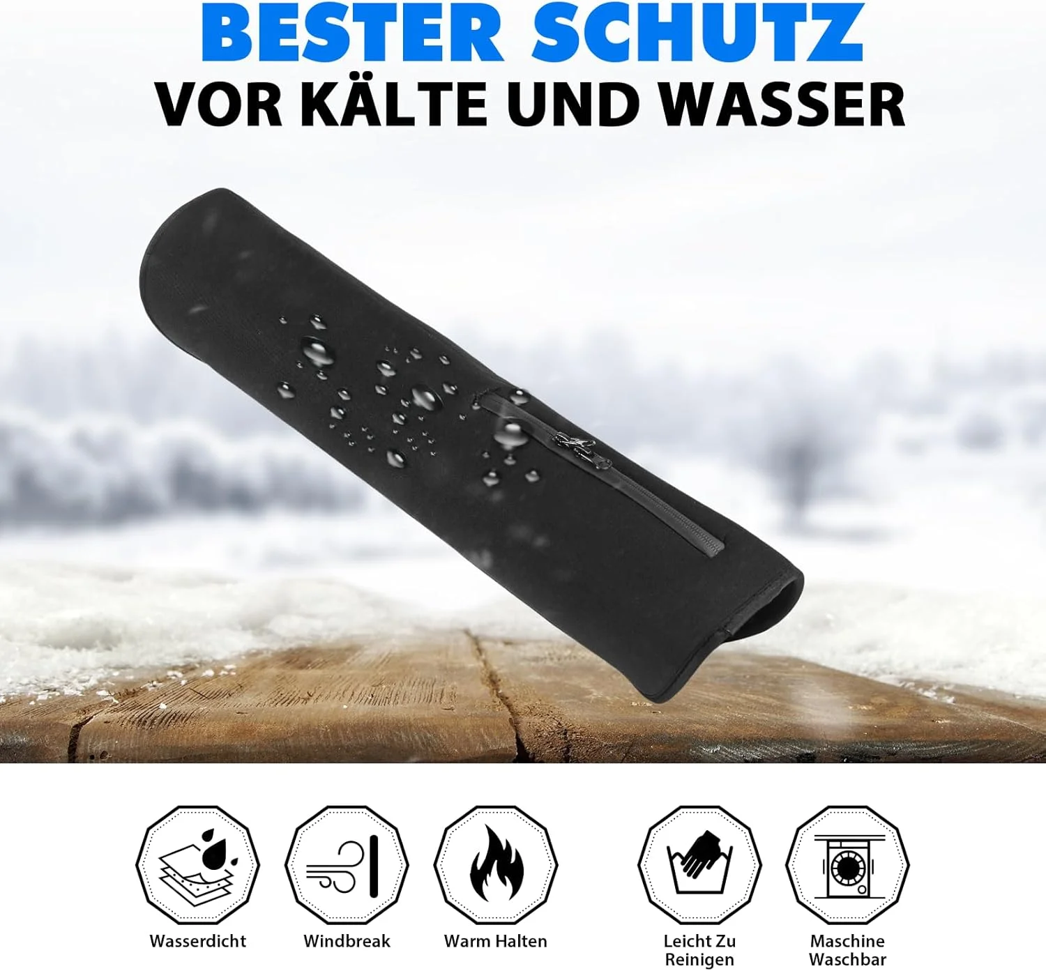 محافظ باتری دوچرخه برقی – پوشش محافظ حرارتی محافظت در برابر سرما برای دوچرخه برقی – محافظ نئوپرن باتری محافظت در برابر سرما و کثیفی – لوازم جانبی دوچرخه برقی-038B