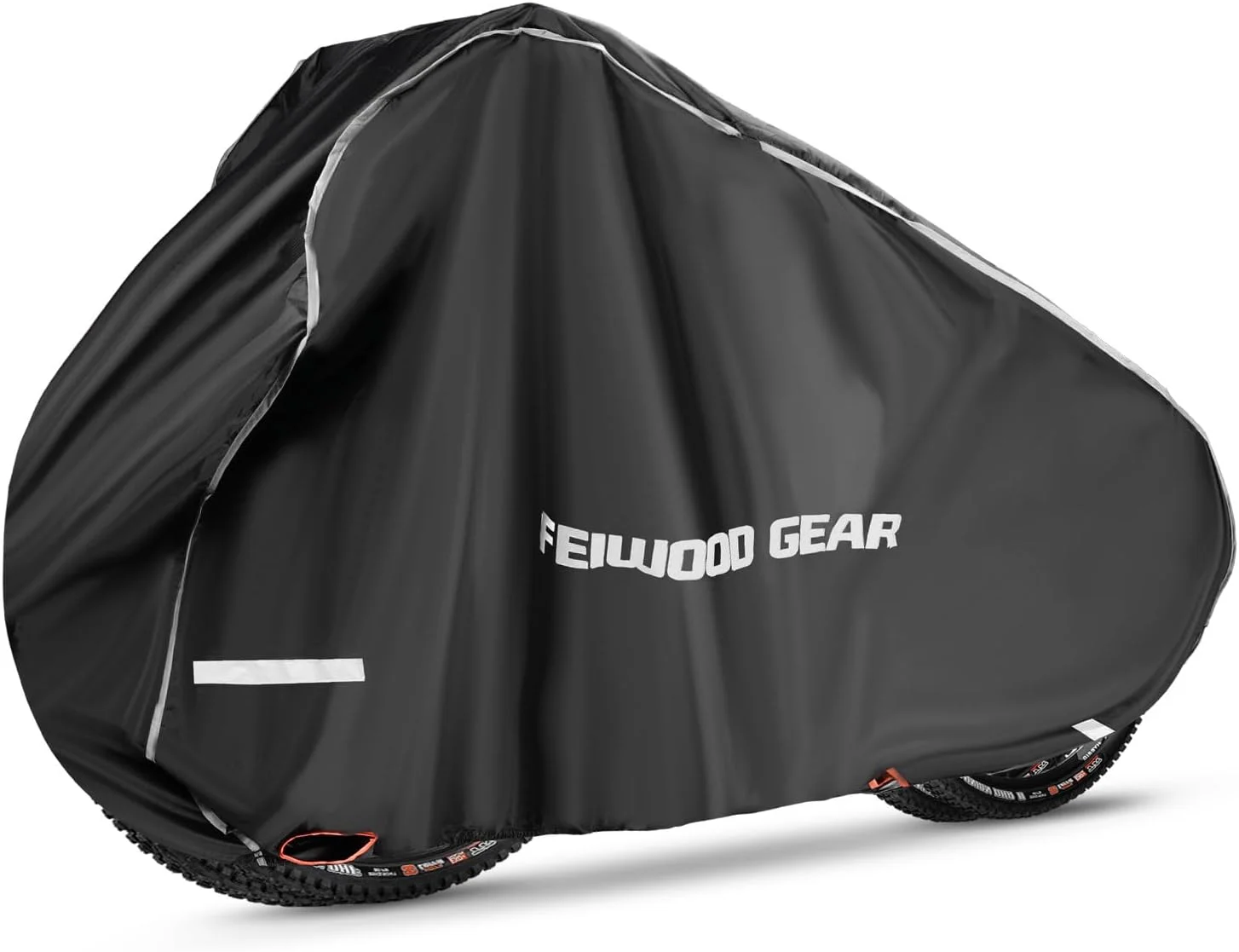 روکش دوچرخه برای حمل و نقل روی باربند، تقویت پارچه اضافی در قسمت فرمان و پدال