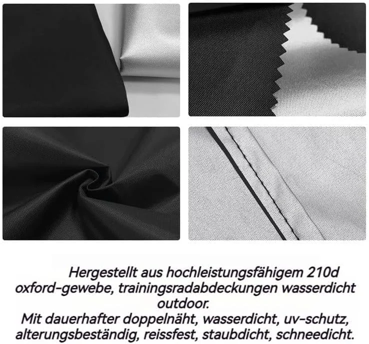 روکش دوچرخه ثابت برای پلوتون، روکش ضدآب دوچرخه برای تمرین یا دوچرخه های اسپینینگ، روکش محافظ دوچرخه ابزار حرفه ای برای محافظت در برابر باران، آفتاب و گرد و غبار