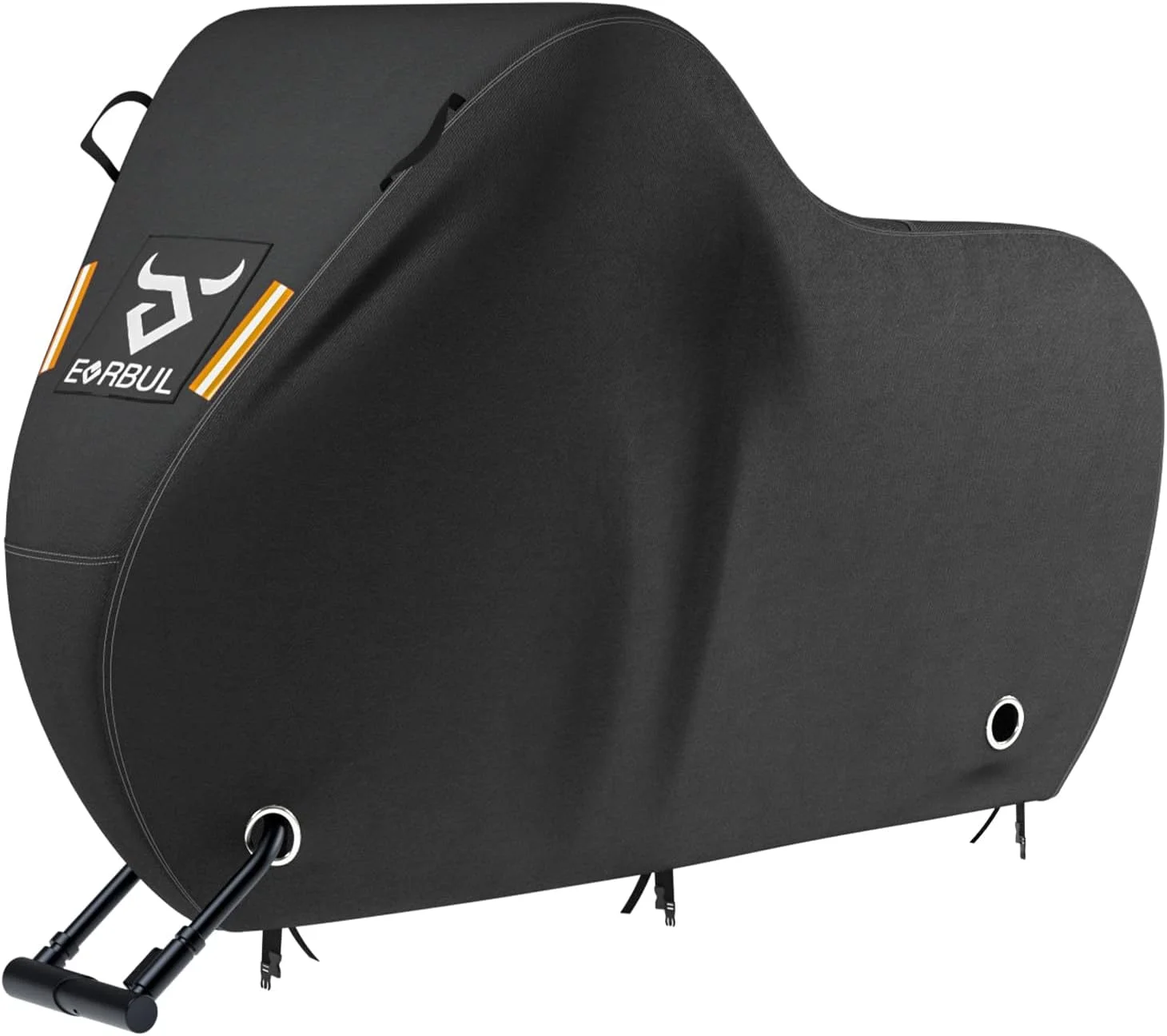 روکش دوچرخه برای 2 یا 3 دوچرخه، 221 x 119 x 119 سانتی متر (طول x عرض x ارتفاع)، ضد آب، پارچه بادوام 420D، مقاوم در برابر باران، آفتاب، اشعه ماوراء بنفش و گرد و غبار، برای دوچرخه های کوهستانی، جاده ای و برقی