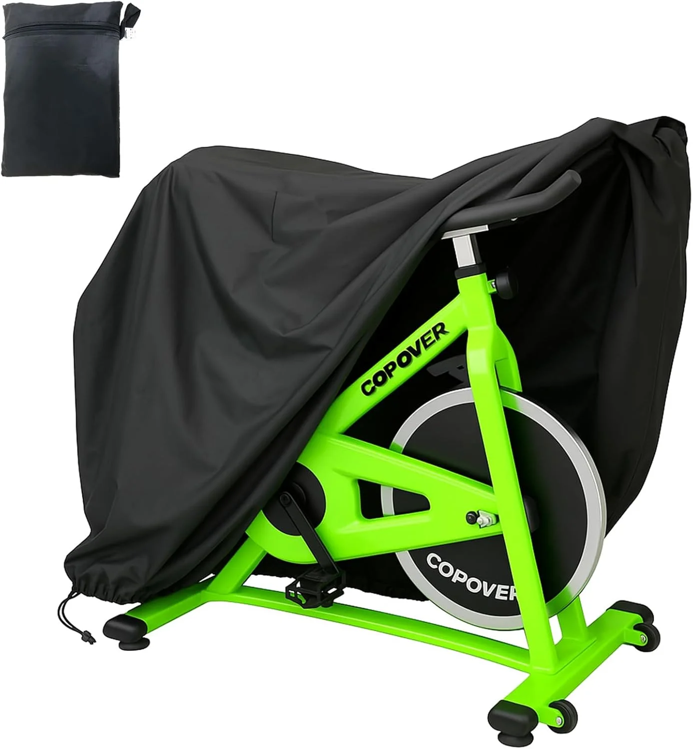 روکش محافظ دوچرخه ثابت ورزشی ضد باران، آفتاب، گرد و غبار، باد و برف، مناسب برای دوچرخه‌های ثابت ورزشی داخل خانه