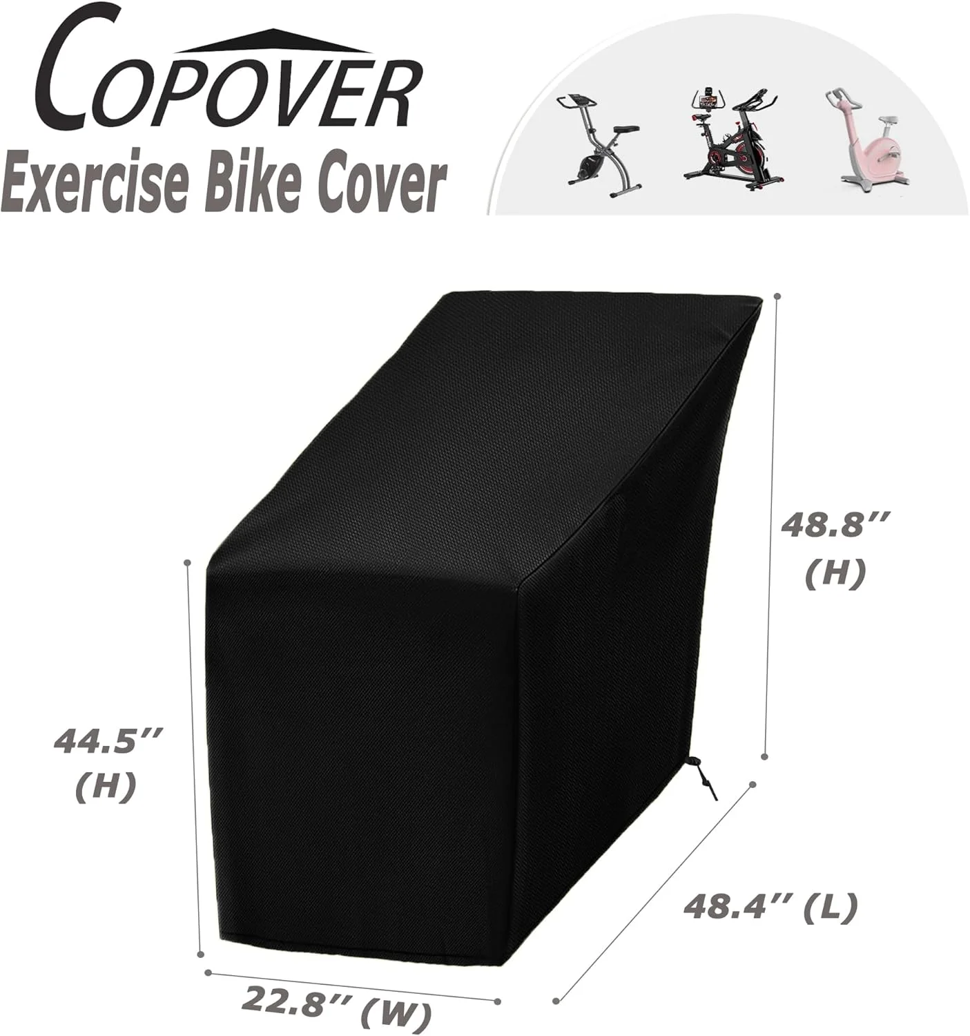 روکش محافظ دوچرخه ثابت ورزشی ضد باران، آفتاب، گرد و غبار، باد و برف، مناسب برای دوچرخه‌های ثابت ورزشی داخل خانه