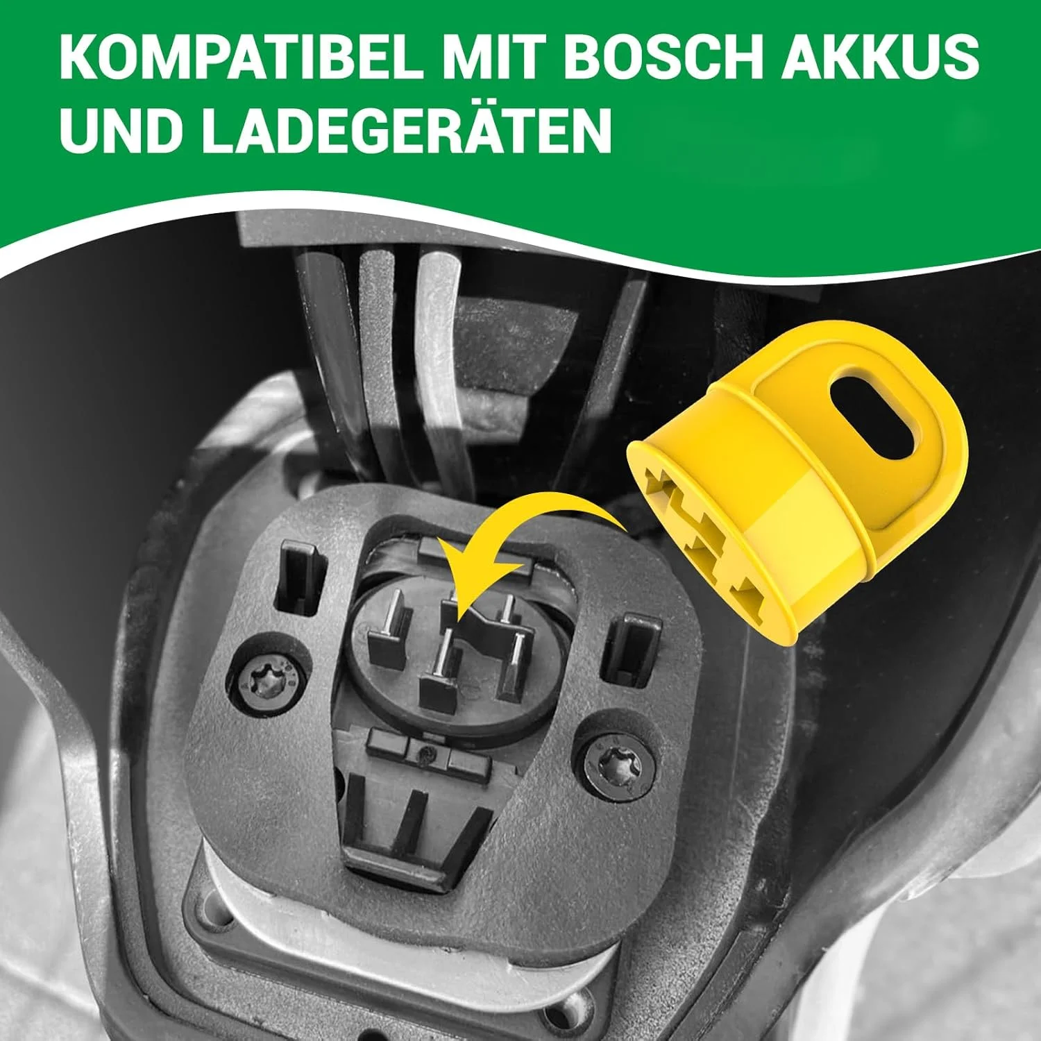 محافظ اتصالات باتری دوچرخه برقی بوش، کابل شارژ، پوشش پین، محافظت در برابر گرد و خاک و باران