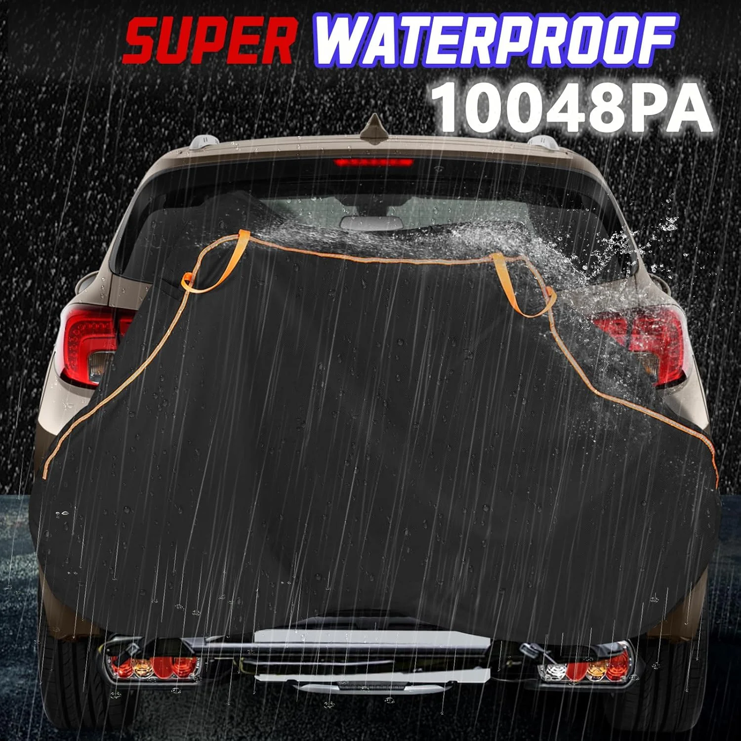 روکش دوچرخه برای حمل و نقل روی باربند - روکش باربند دوچرخه ضد آب 600D ارتقا یافته با 2 طناب الاستیک - روکش دوچرخه روی باربند عقب برای 2 دوچرخه استاندارد - روکش دوچرخه مقاوم در برابر پارگی