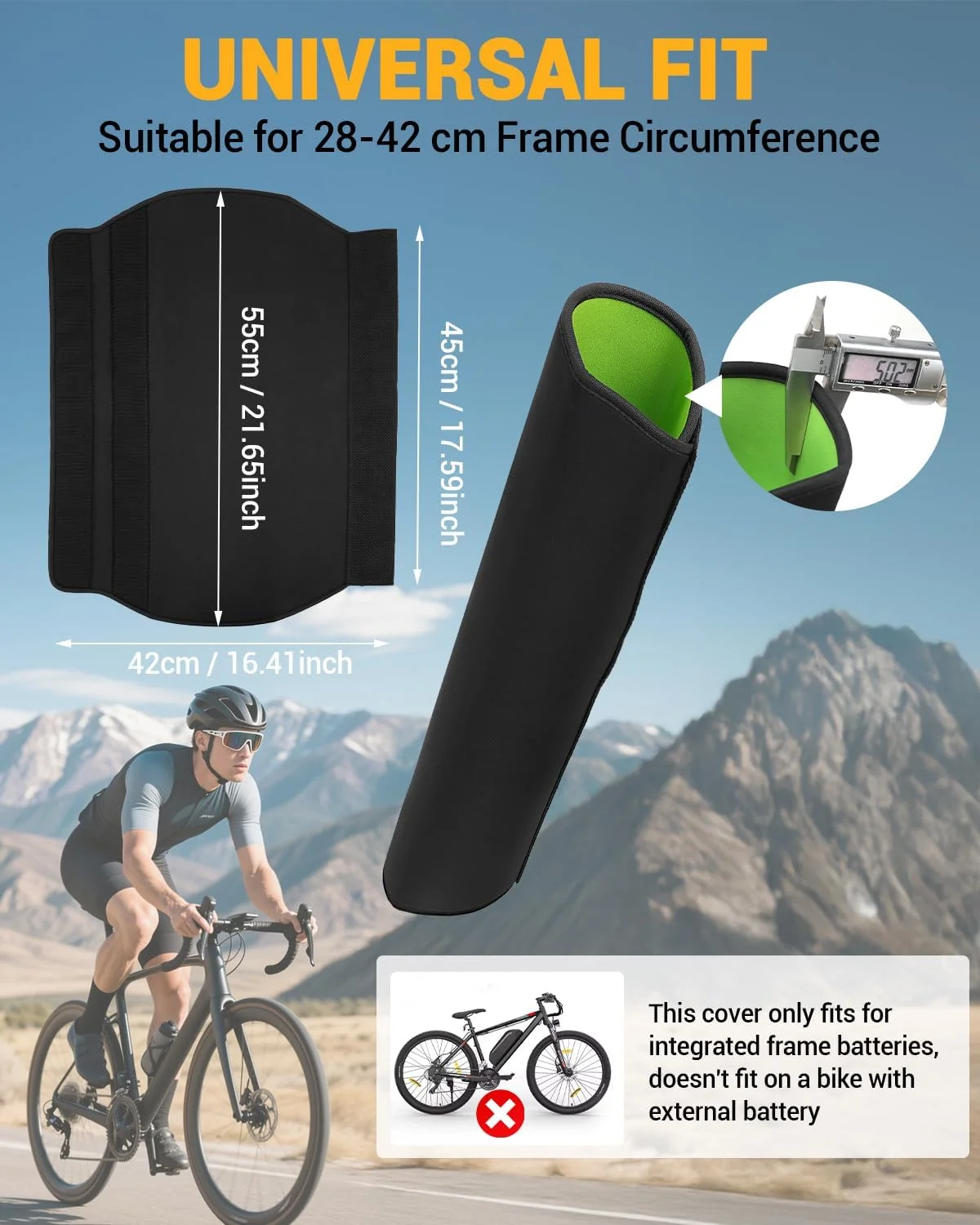 محافظ باتری دوچرخه برقی، یک عدد (محفظه محافظ باتری)