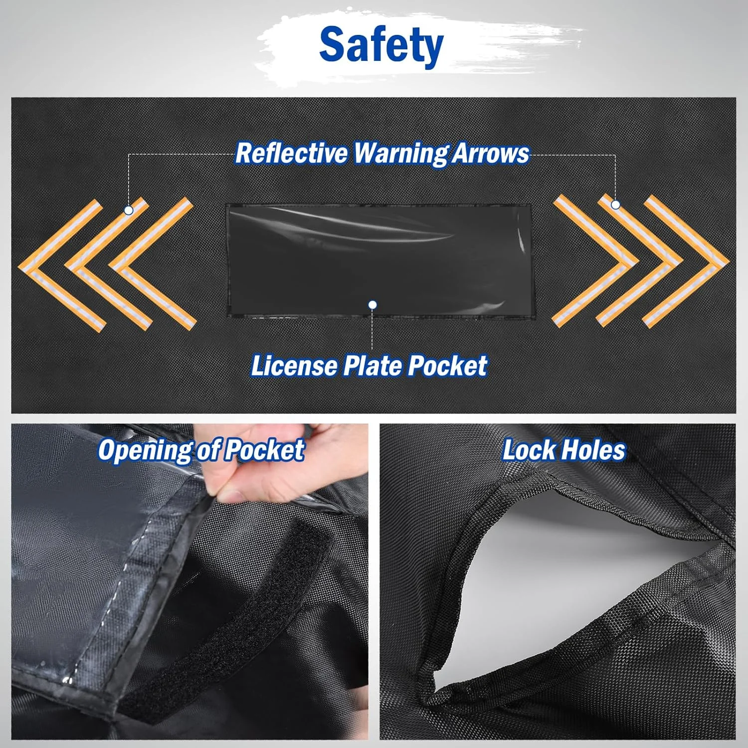 روکش باربند دوچرخه برای 2 دوچرخه روی باربند مسافرتی 2XL: 208*95*120 سانتی متر