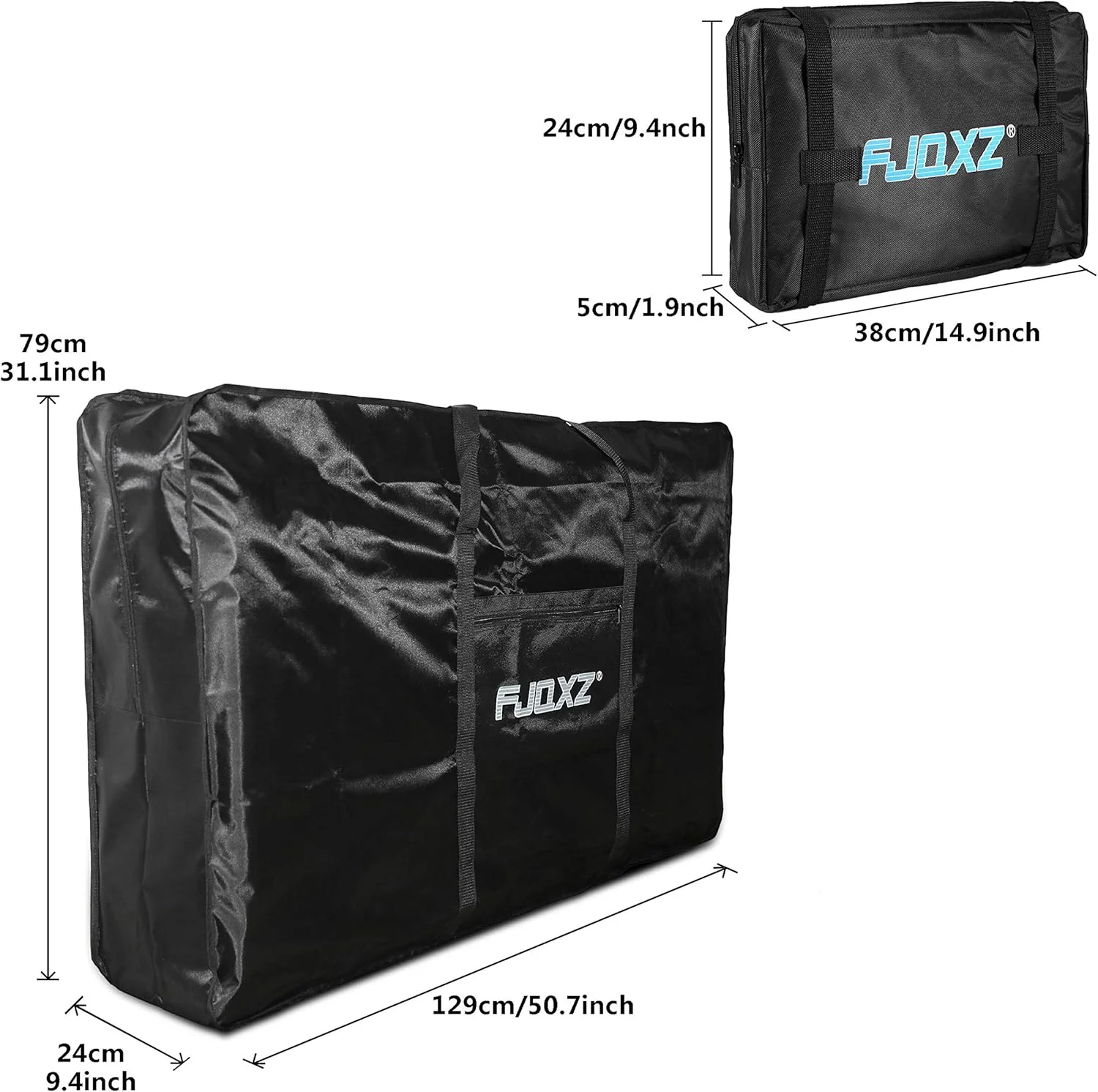 کیف حمل دوچرخه Huntvp مناسب برای دوچرخه‌های تاشو 26 تا 29 اینچ به همراه کیف حمل