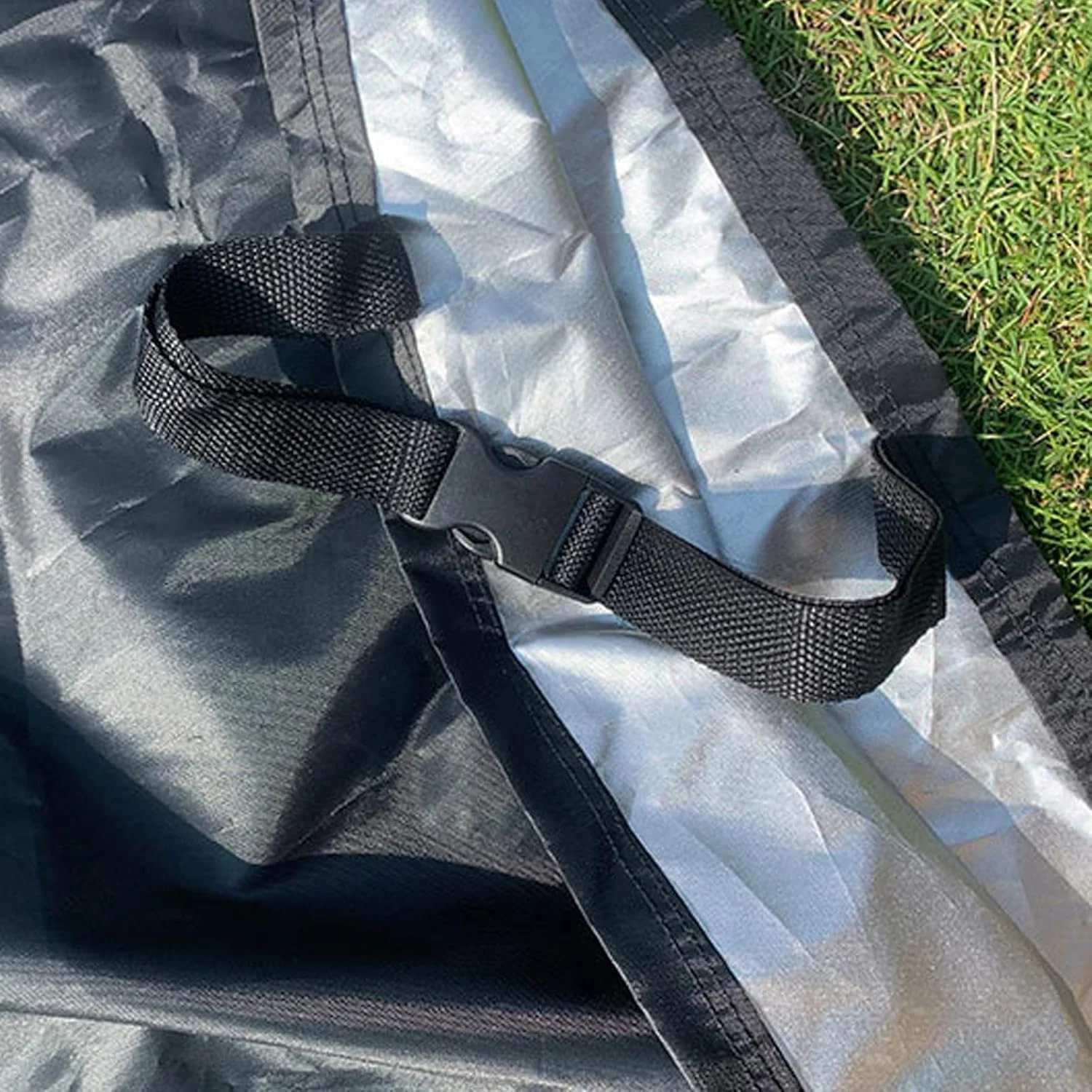 روکش ضدآب دوچرخه، پارکینگ دوچرخه فضای باز، پارکینگ دوچرخه 210D با سوراخ های قفل و کیف، پارکینگ دوچرخه ضد آب و محافظ آفتاب، برزنت دوچرخه برقی و دوچرخه (200 x 70 x 110 سانتی متر)