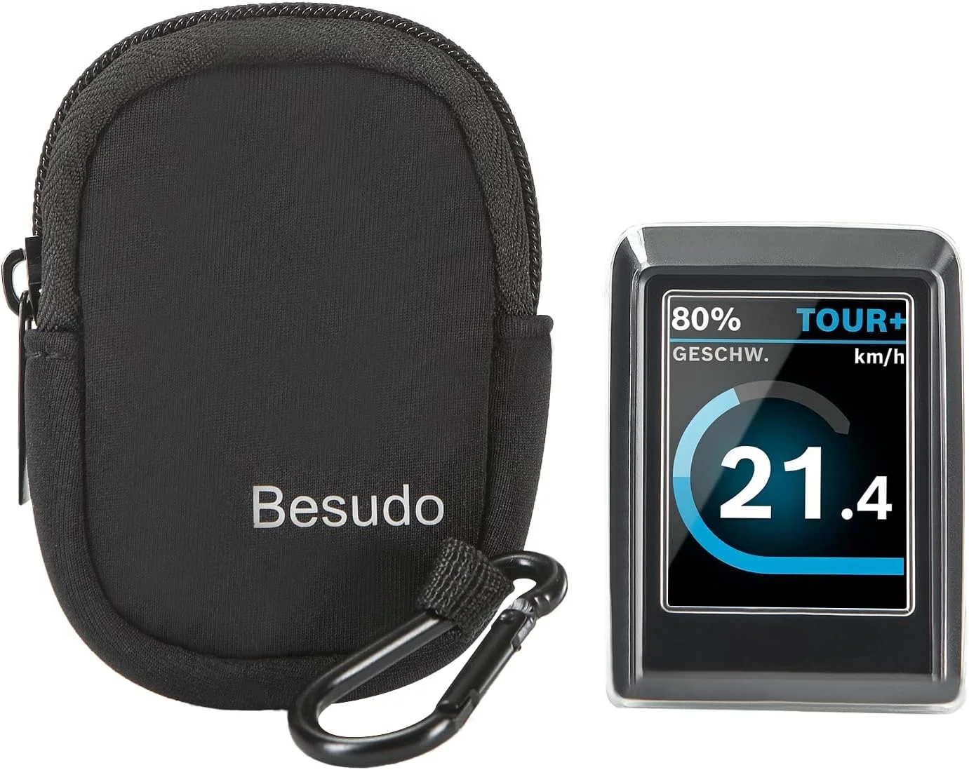 محافظ صفحه نمایش بیسودو مناسب برای نمایشگر Bosch Kiox 300 (BHU3600) - قاب محافظ نمایشگر Kiox 300 - محافظ Kiox 300 با قاب محافظ - لوازم جانبی محافظت از نمایشگر دوچرخه برقی