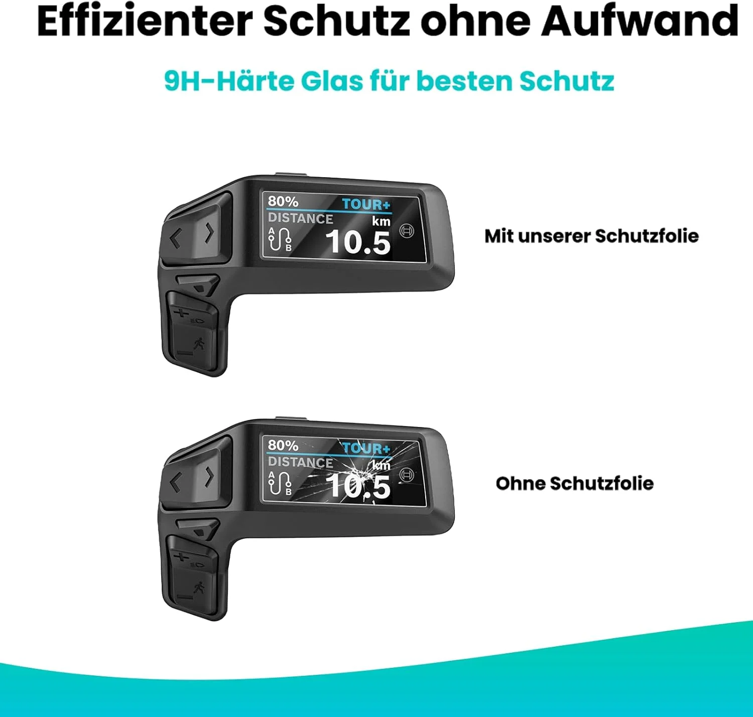 بسته 3 عددی محافظ صفحه نمایش Besudo برای Bosch Purion 200، محافظ صفحه نمایش شیشه ای حرارت دیده - فیلم محافظ صفحه نمایش Purion 200، محافظت در برابر آب و خراش، سختی 9H، صفحه نمایش شفاف HD