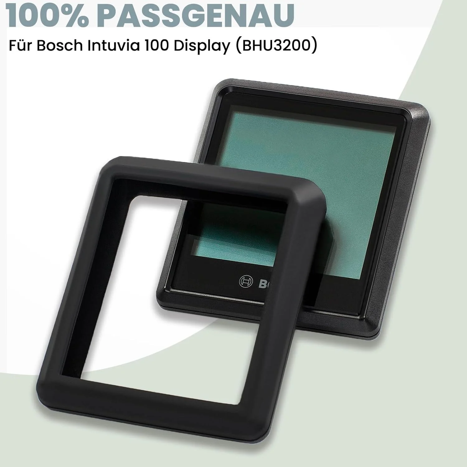 محافظ سیلیکونی Besudo سازگار با نمایشگر Bosch Intuvia 100 - قاب محافظ مناسب برای نمایشگر Bosch Intuvia 100 برای محافظت در برابر ضربه - قرمز