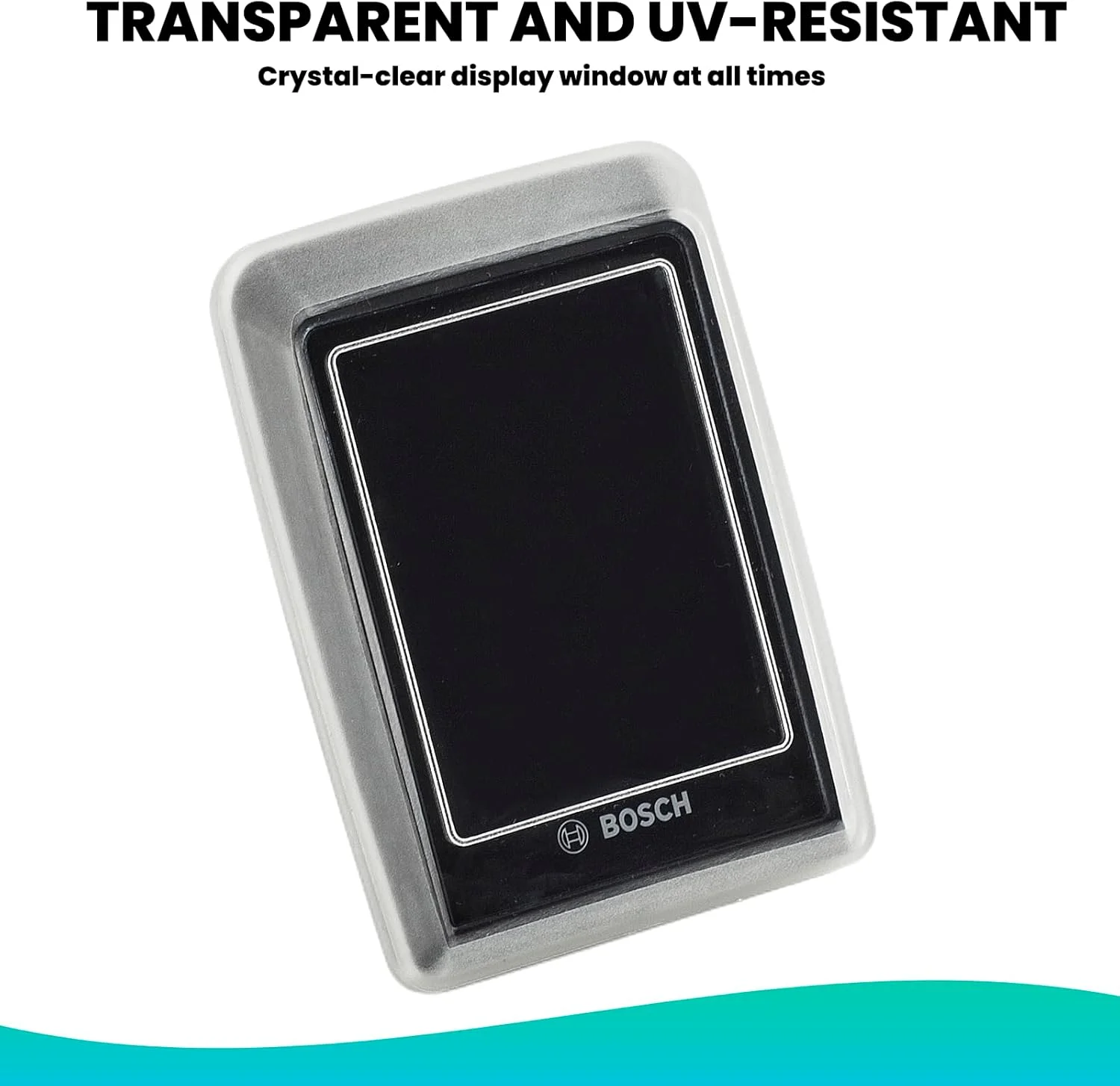 مجموعه محافظ صفحه نمایش Besudo مناسب برای نمایشگر Bosch Kiox 300 و نگهدارنده نمایشگر - محافظ صفحه نمایش برای Kiox 300 و پوشش محافظ برای نگهدارنده تلفن هوشمند (BSP3200) -LA036-K-Set