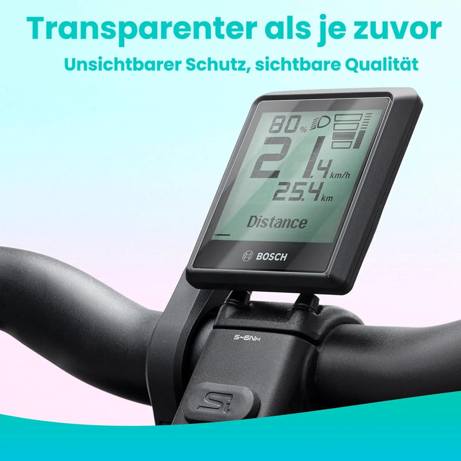 بسته 3 عددی محافظ صفحه نمایش Besudo برای Bosch Intuvia 100، محافظ صفحه نمایش شیشه ای حرارت دیده - محافظ صفحه نمایش Intuvia 100، محافظت در برابر آب و خراش، سختی 9H، شفافیت HD