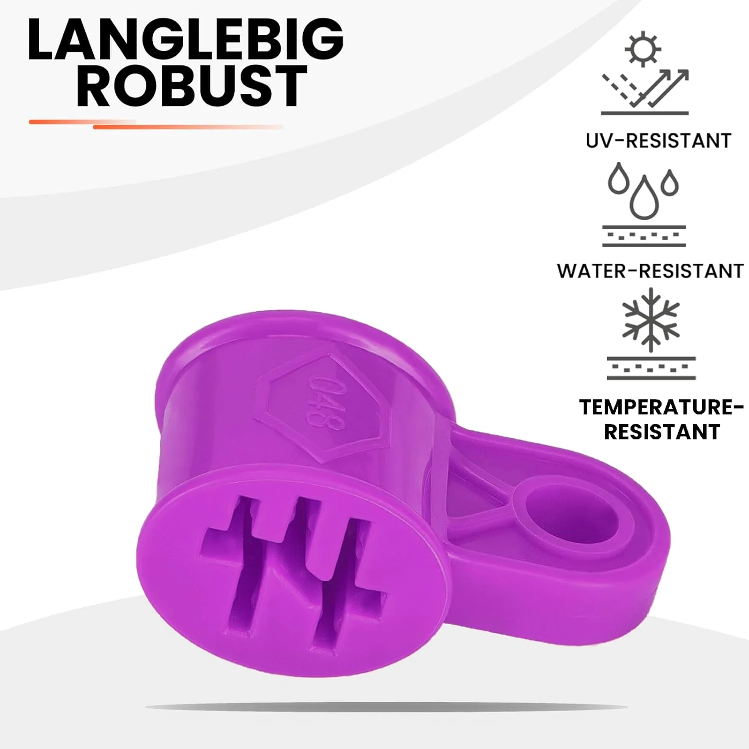 محافظ دو طرفه اتصالات باتری دوچرخه برقی Besudo مناسب برای تمام باتری های دوچرخه برقی Bosch - [ست 2 عددی/بنفش] - لوازم جانبی باتری دوچرخه برقی - محافظ پین های اتصال - 048-D2