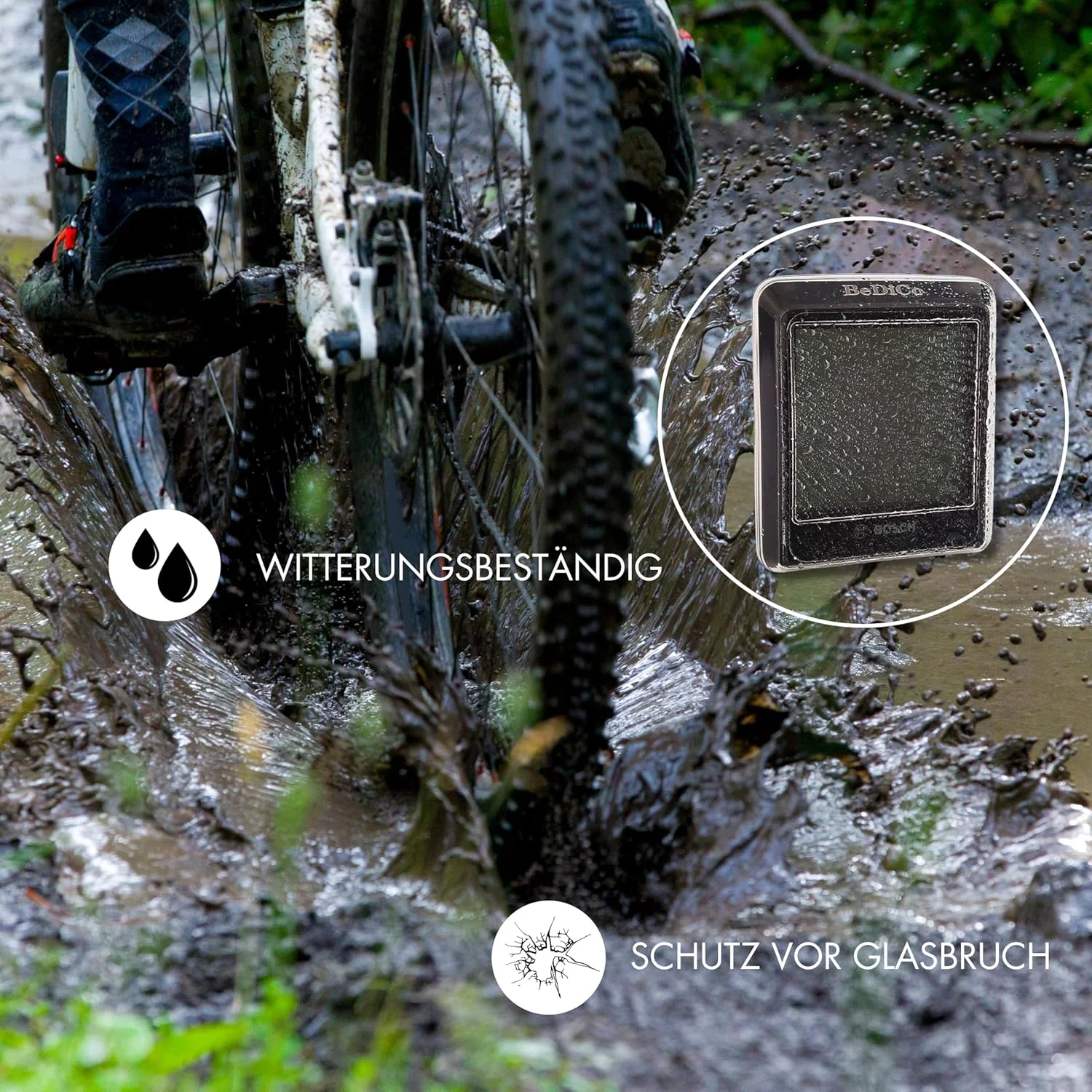 محافظ صفحه نمایش دوچرخه برقی برای Bosch Intuvia100 مدل BHU3200