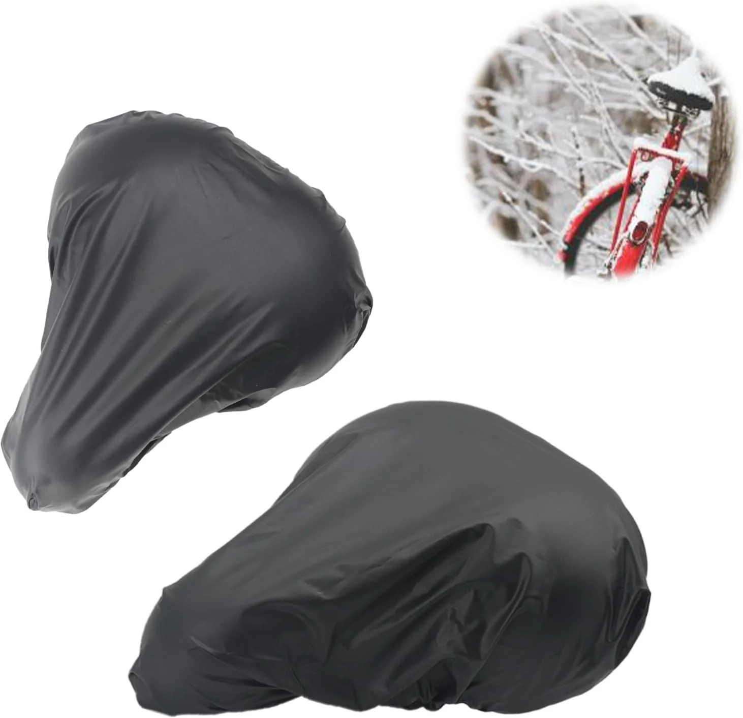 محافظ زین دوچرخه ضد آب، بسته 2 عددی روکش بارانی زین دوچرخه، روکش بارانی صندلی دوچرخه، روکش بارانی دوچرخه، روکش زین دوچرخه