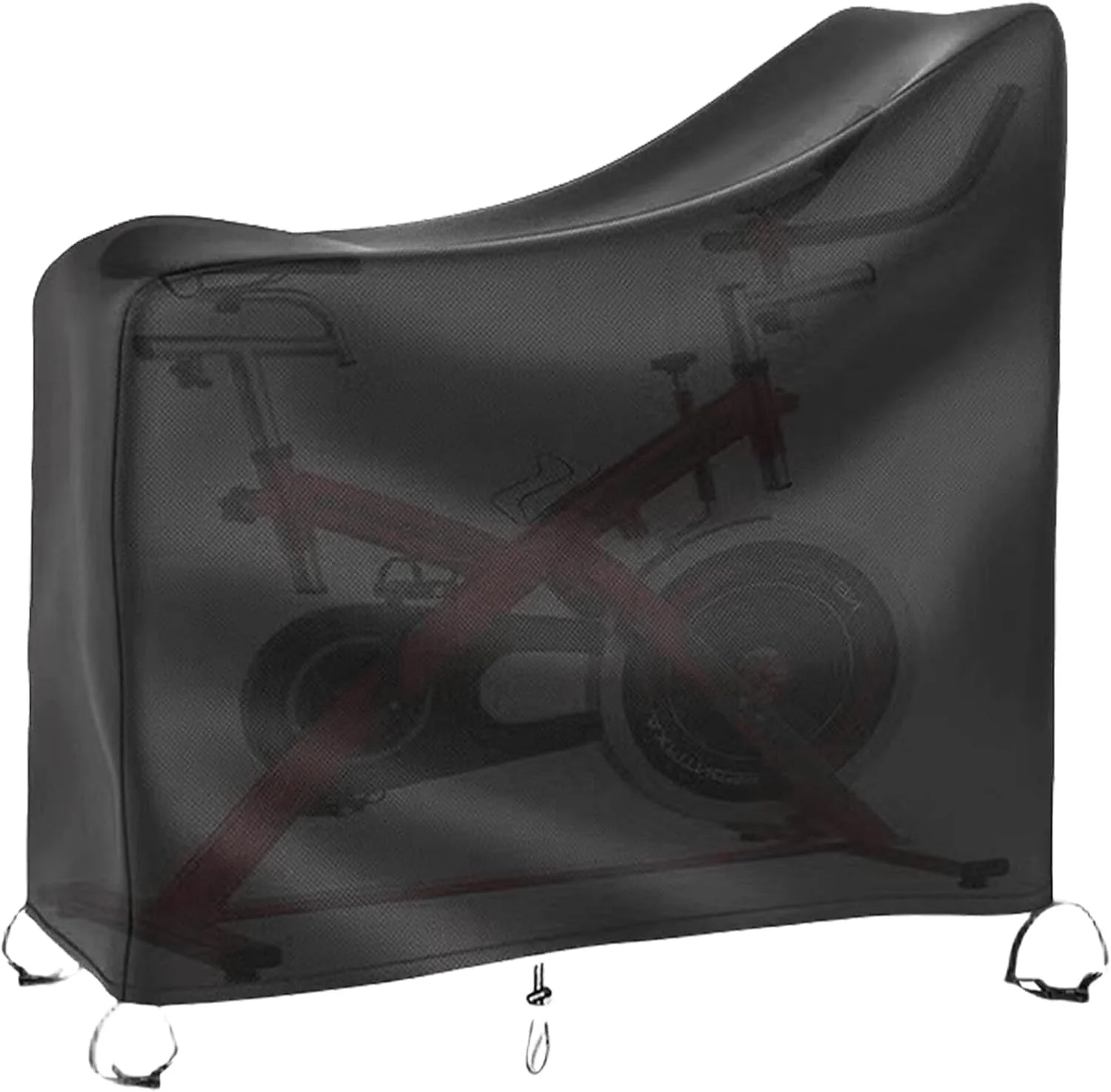 روکش دوچرخه، گاراژ دوچرخه ضد آب مشکی، روکش دوچرخه پارچه آکسفورد 210D، ضد آب، روکش محافظ دوچرخه، گاراژ دوچرخه فضای باز برای دوچرخه های تمرینی