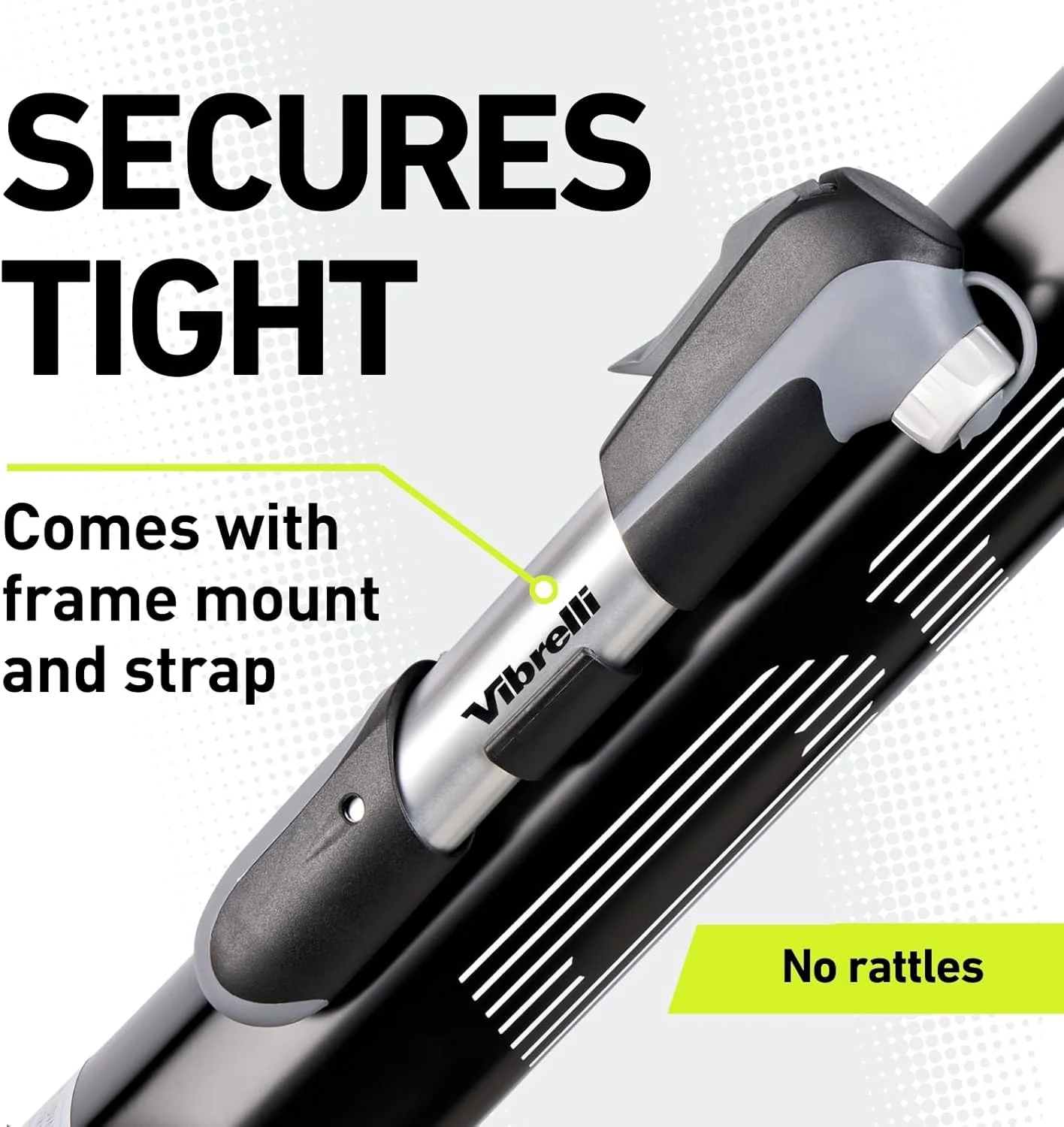 تلمبه مینی دوچرخه - تلمبه لاستیک 120 PSI برای دوچرخه های جاده و کوهستان - بدون نیاز به تعویض والف