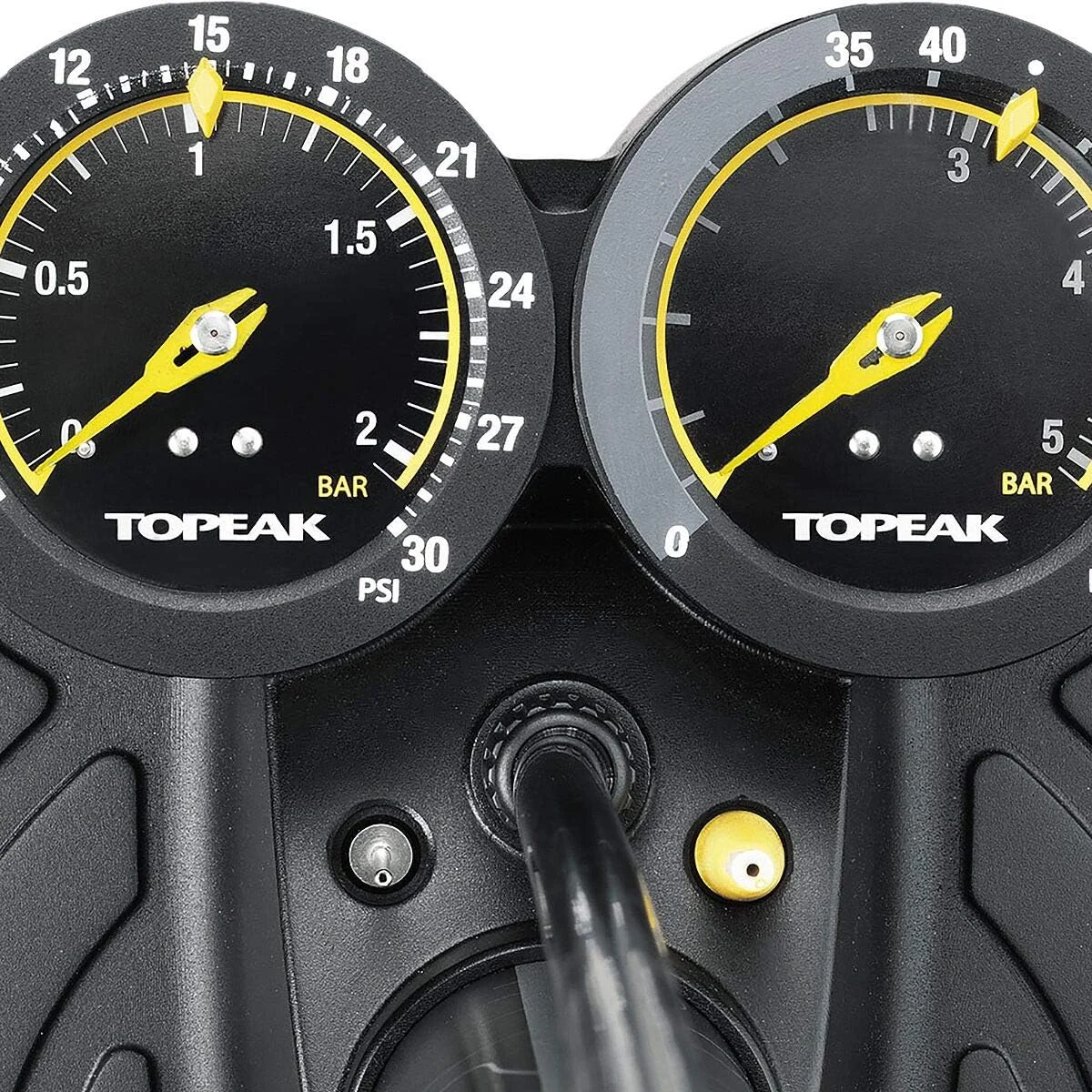 تلمبه زمینی دوگانه Topeak، مشکی، سایز واحد