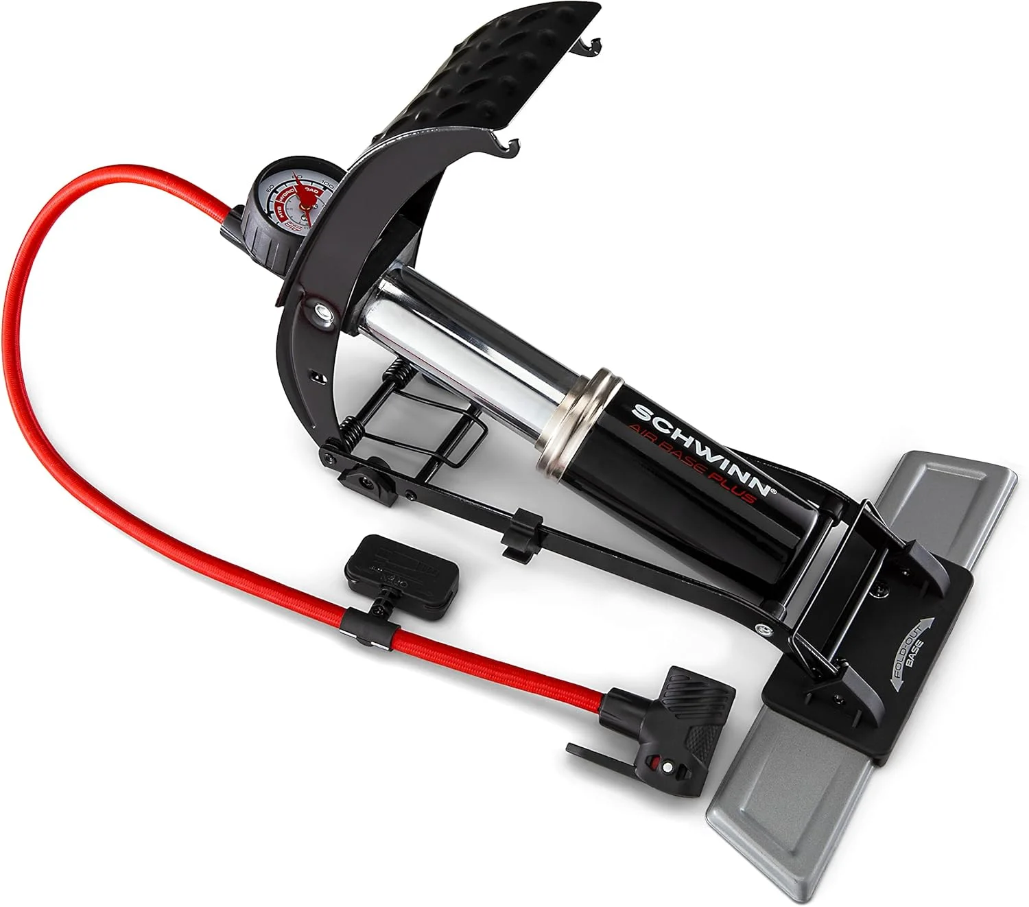 تلمبه پایی دوچرخه شویین ایر بیس پلاس، مشکی، سایز تکی