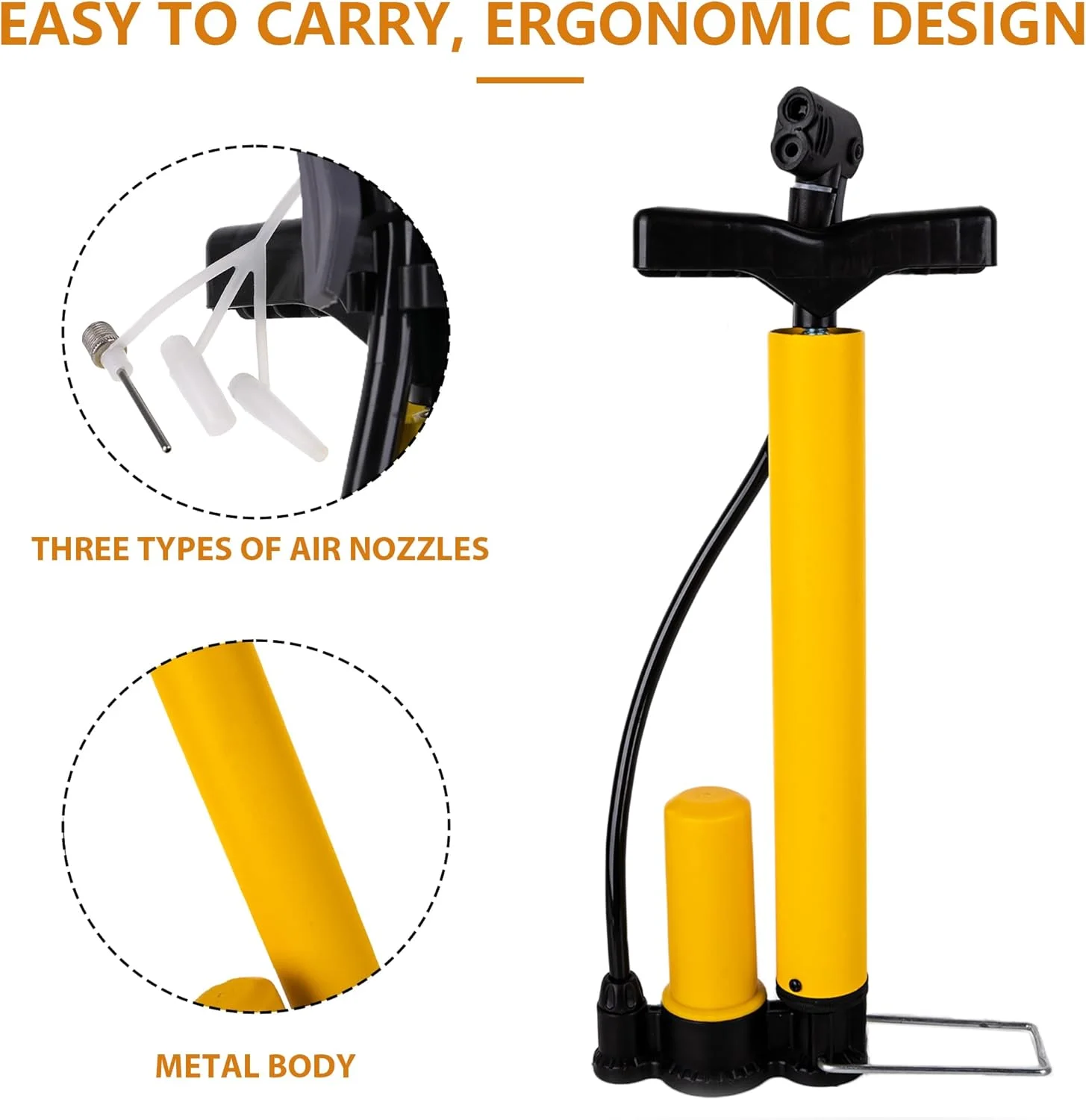 تلمبه کوچک دوچرخه، تلمبه مینی دوچرخه قابل حمل با والف های پرستا و شرادر، تلمبه باد تایر آلومینیومی سبک وزن با کیت نصب و سوزن برای دوچرخه های جاده ای، کوهستانی، هیبریدی، توپ ها و وسایل بادی تلمبه کوچک دوچرخه، تلمبه مینی دوچرخه قابل حمل با والف های پرستا و شرادر، تلمبه باد تایر آلومینیومی سبک وزن با کیت نصب و سوزن برای دوچرخه های جاده ای، کوهستانی، هیبریدی، توپ ها و وسایل بادی