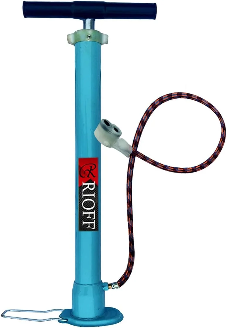 پمپ باد استیل برای دوچرخه (چند منظوره)