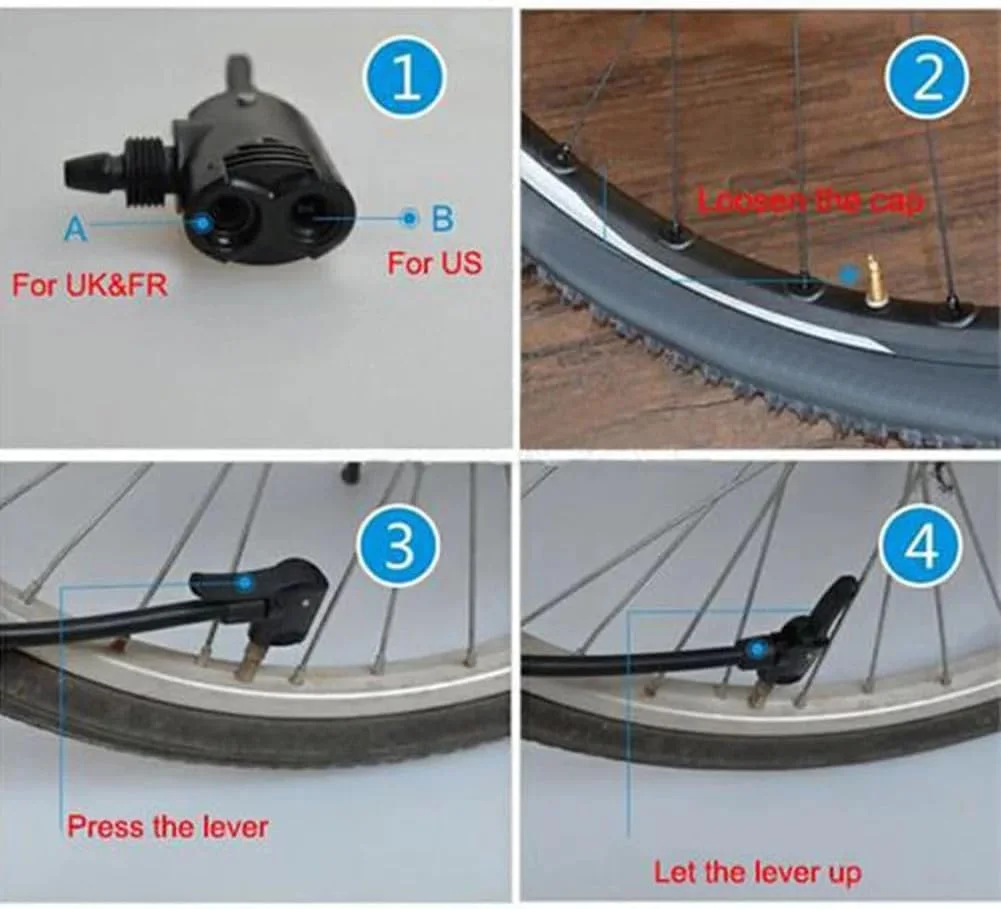 آداپتور سر پمپ باد تایر دوچرخه 3 در 1 مشکی، لوازم جانبی ورزشی و فضای باز، پمپ های دوچرخه، پمپ های زمینی دوچرخه آداپتور سر پمپ باد تایر دوچرخه 3 در 1 مشکی، لوازم جانبی ورزشی و فضای باز، پمپ های دوچرخه، پمپ های زمینی دوچرخه