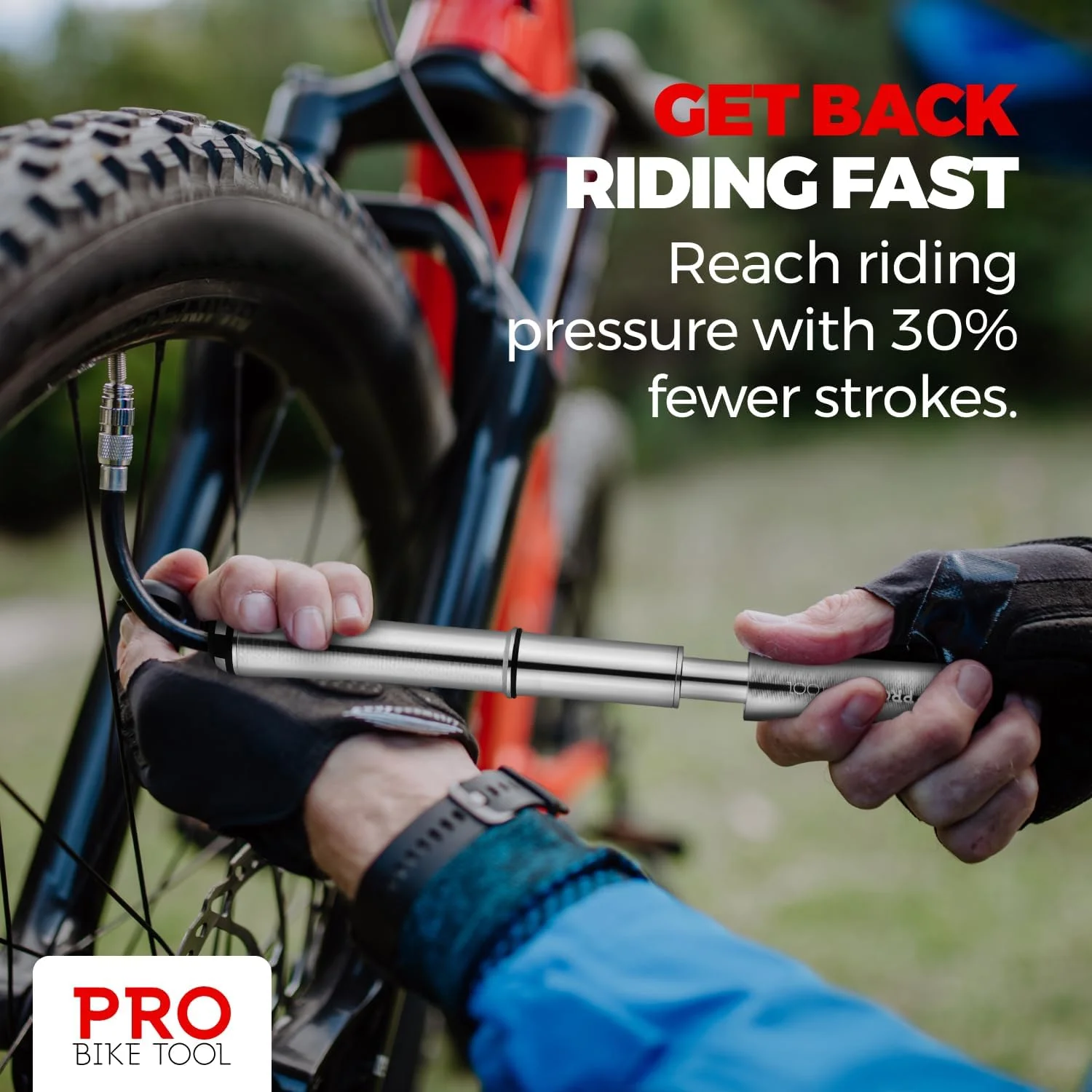 پمپ مینی دوچرخه PRO BIKE TOOL نسخه پریمیوم - مناسب برای والف های پرستا و شرادر - PSI فشار بالا - پمپ باد دوچرخه برای دوچرخه های جاده و کوهستان پمپ مینی دوچرخه PRO BIKE TOOL نسخه پریمیوم - مناسب برای والف های پرستا و شرادر - PSI فشار بالا - پمپ باد دوچرخه برای دوچرخه های جاده و کوهستان