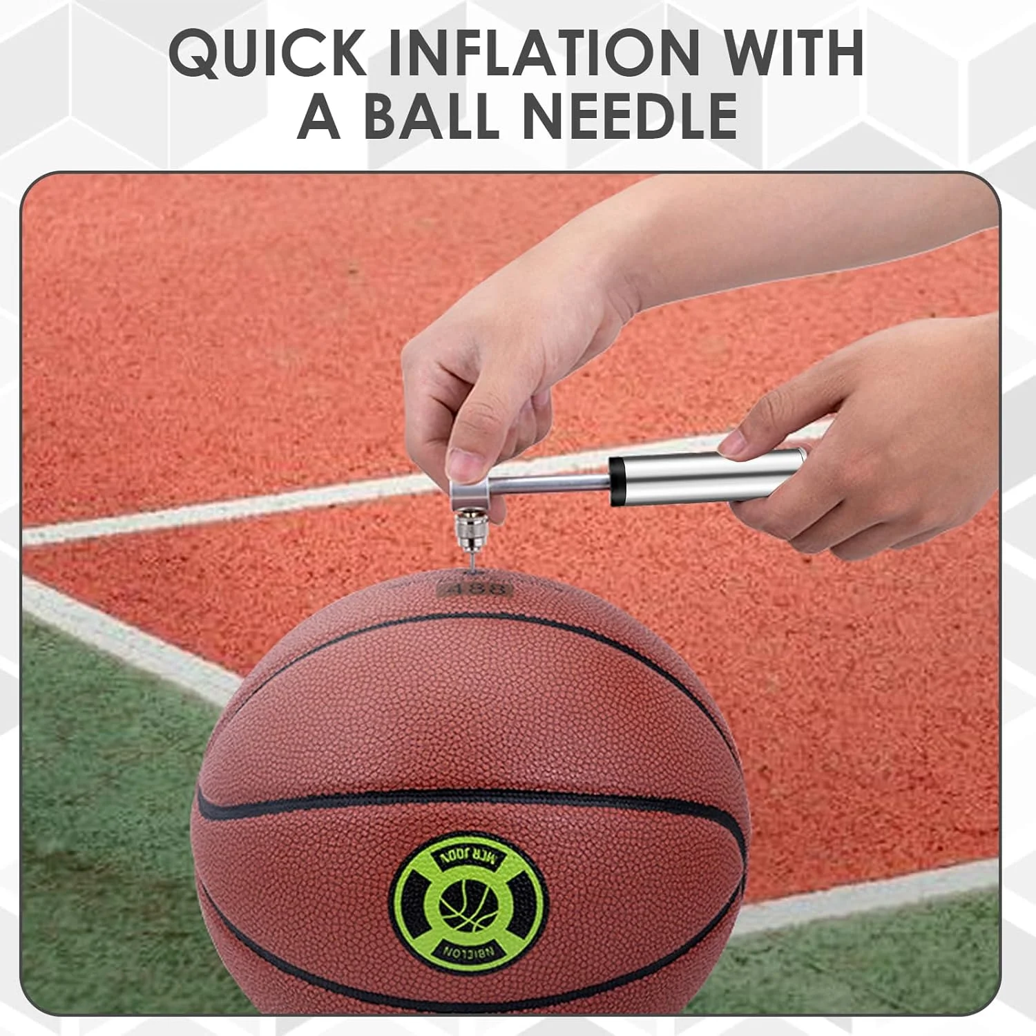 تلمبه باد کوچک دوچرخه، تلمبه مینی قابل حمل دوچرخه با فشار بالا 120 PSI، تلمبه آلومینیومی سبک وزن به همراه پایه نصب روی بدنه برای دوچرخه های کورسی، کوهستانی و توپ فوتبال