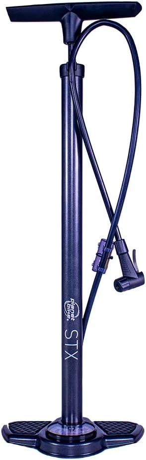 تلمبه زمینی دوچرخه پلنت بایک مدل STX، خاکستری متالیک تلمبه زمینی دوچرخه پلنت بایک مدل STX، خاکستری متالیک