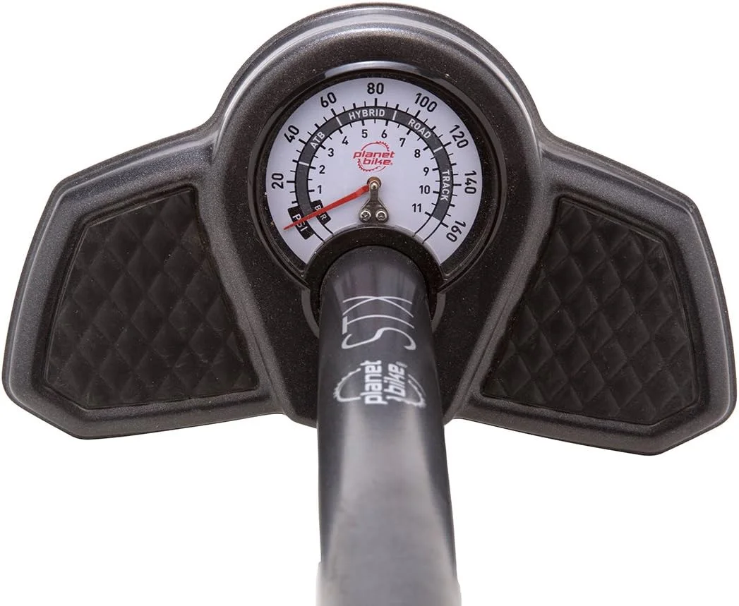 تلمبه زمینی دوچرخه پلنت بایک مدل STX، خاکستری متالیک