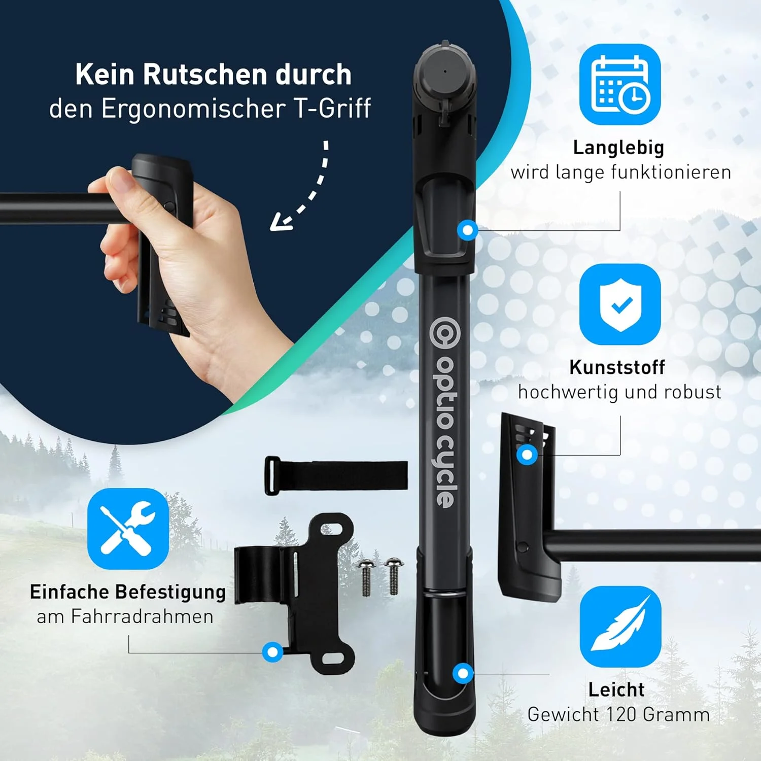 تلمبه دوچرخه 120 PSI (8.3 بار) | تلمبه مینی دوچرخه | تلمبه دوچرخه | تلمبه مینی دوچرخه | تلمبه دوچرخه | تلمبه دوچرخه کوهستان | تلمبه مینی MTB | تلمبه دستی دوچرخه | تلمبه دوچرخه