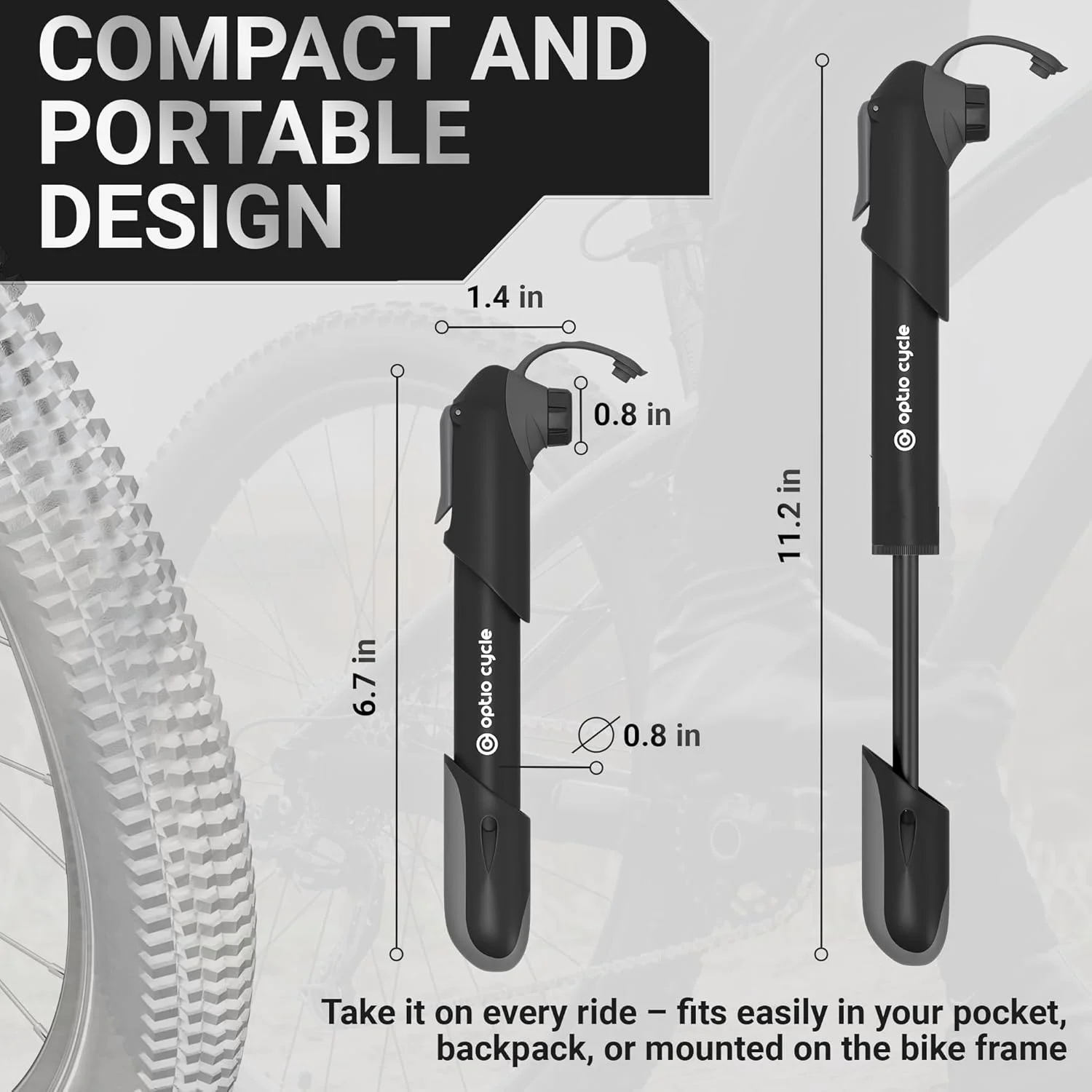 تلمبه مینی دوچرخه 120 PSI (8.3 بار) | تلمبه دوچرخه | تلمبه دستی | تلمبه دستی دوچرخه | تلمبه دوچرخه | تلمبه دستی دوچرخه | تلمبه دوچرخه | تلمبه دوچرخه | تلمبه دوچرخه کوهستان | تلمبه جاده ای | تلمبه دوچرخه