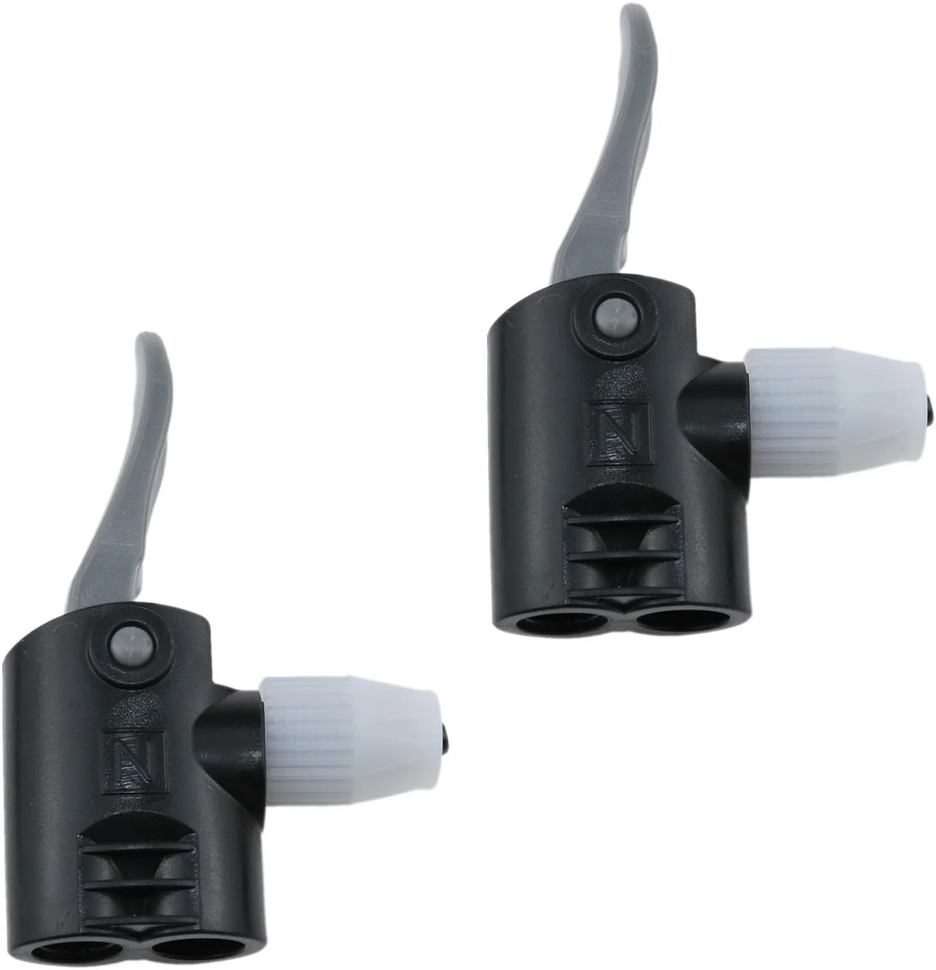 آداپتور پمپ دو سر دوچرخه، اتصال سریع نازل جایگزین شیر پمپ، آداپتور شیر تایر 2 عددی آداپتور پمپ دو سر دوچرخه، اتصال سریع نازل جایگزین شیر پمپ، آداپتور شیر تایر 2 عددی