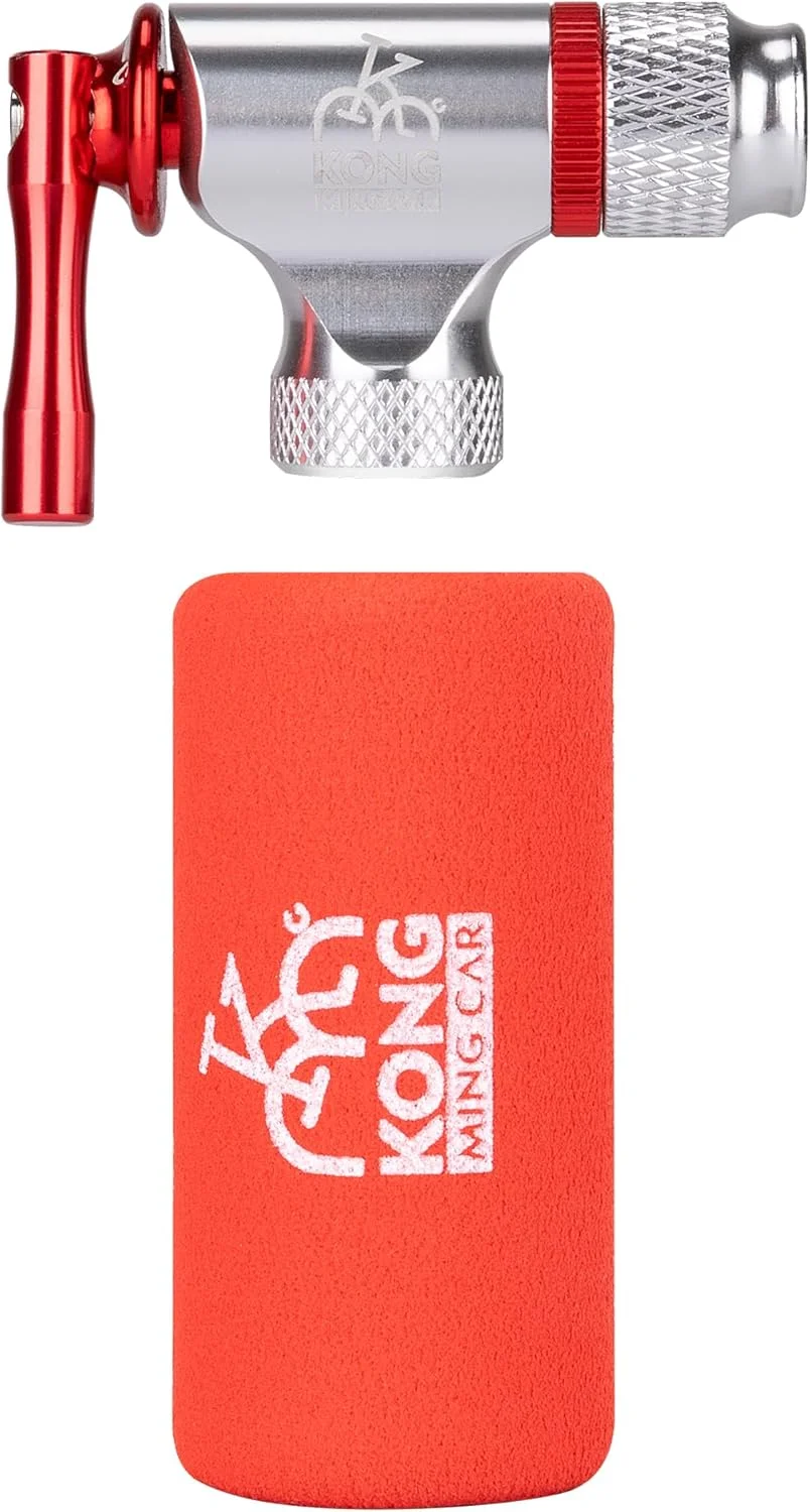 کیت های باد کننده CO2، سازگار با والف های پرستا و شرادر، پمپ باد تایر دوچرخه CO2 برای دوچرخه های کوهستانی و جاده ای