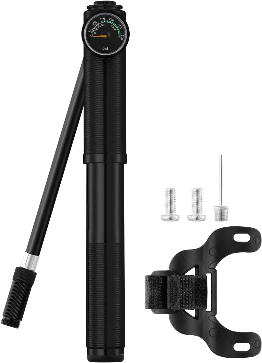 تلمبه مینی دوچرخه جولای با درجه فشار، تلمبه فریم قابل حمل، تلمبه کمک فنر جلو و عقب، مناسب برای والف های پرستا و شرادر برای دوچرخه های جاده ای و کوهستانی